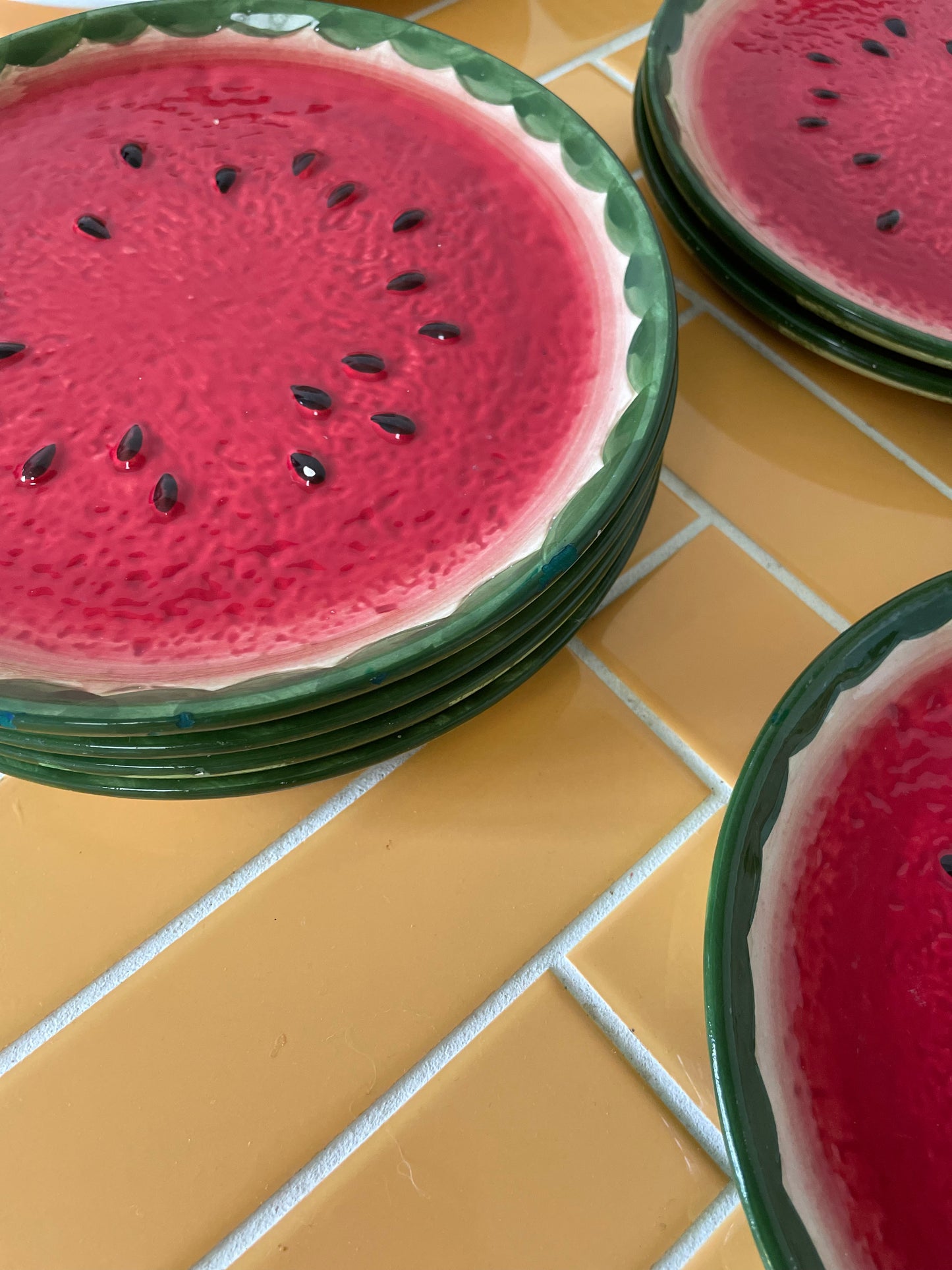 Vandmelon frokosttallerkener