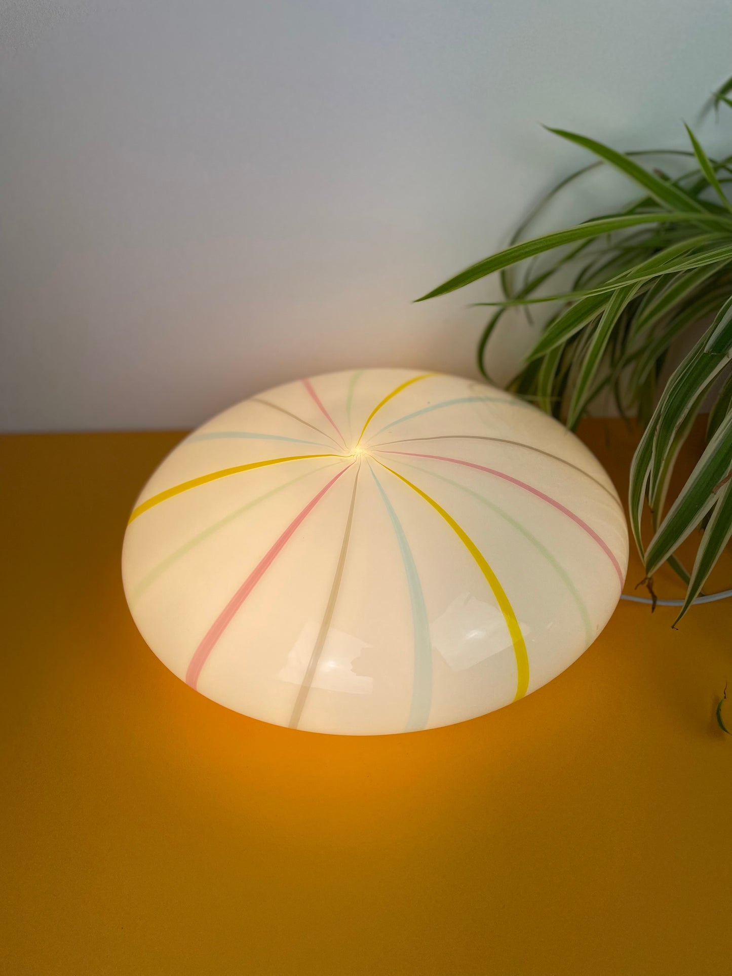 Vintage Murano candy væglampe 38cm