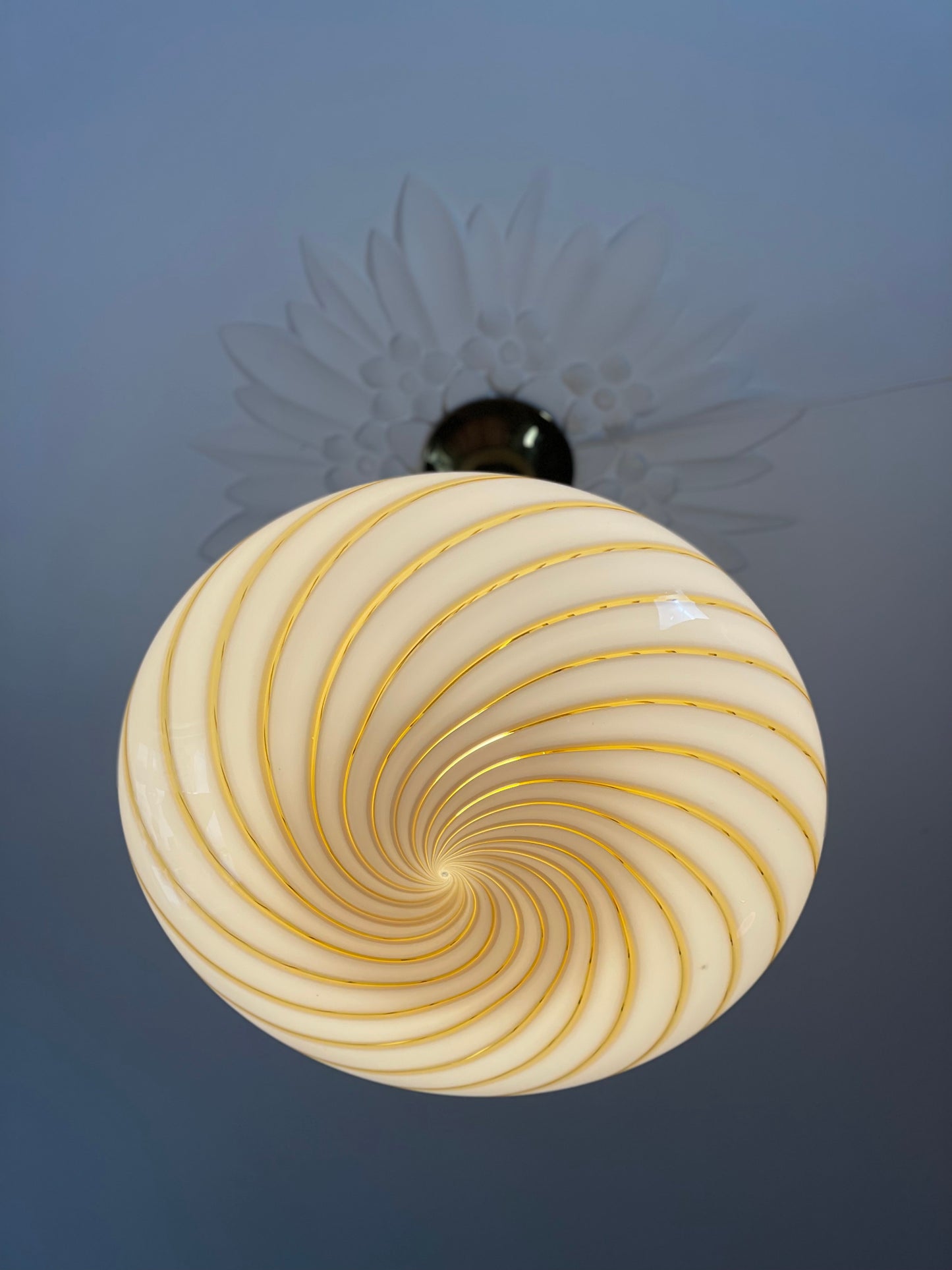 Vintage Murano sol loftlampe 50cm