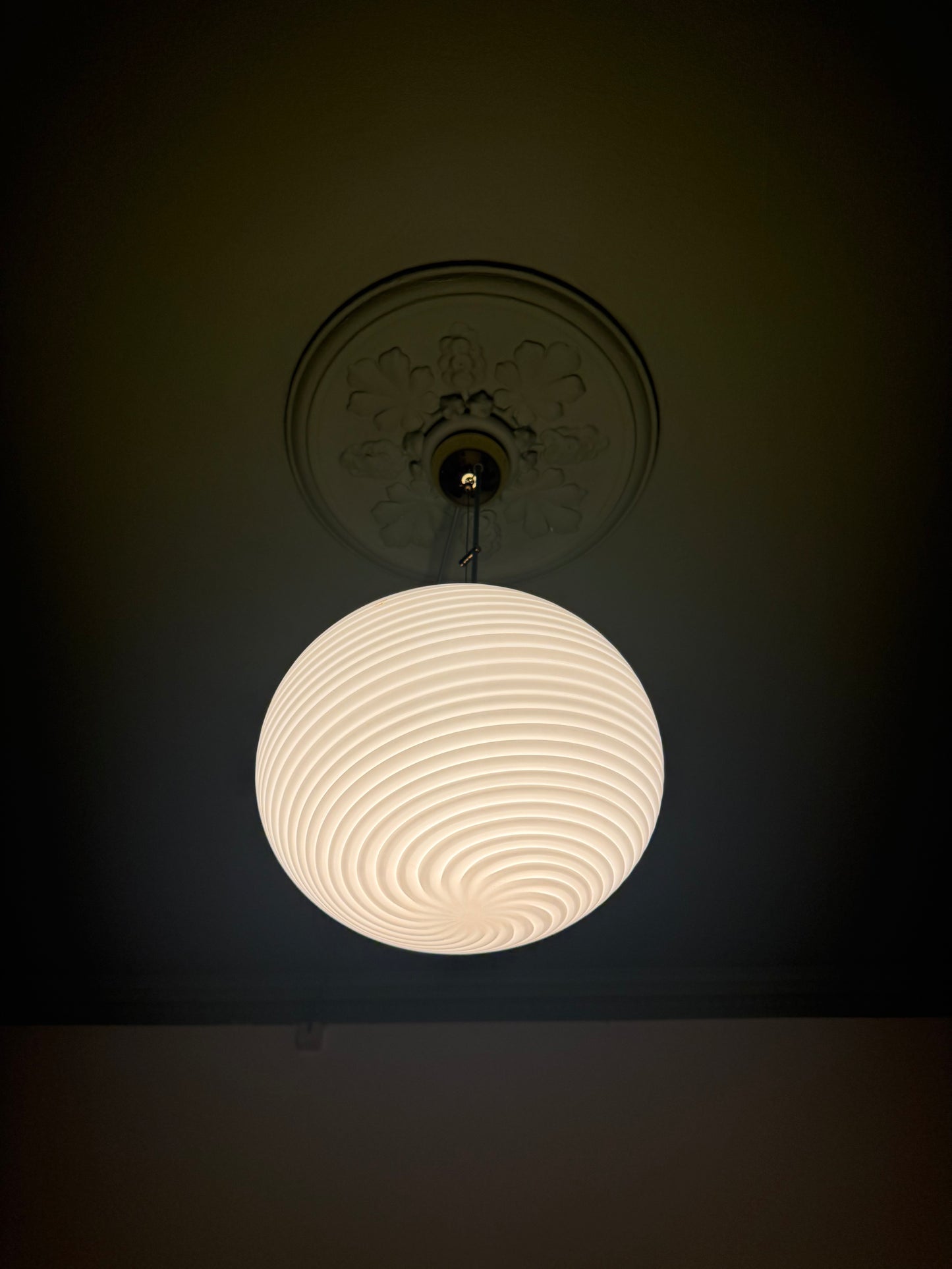Vintage Vetri Murano loftlampe 35cm