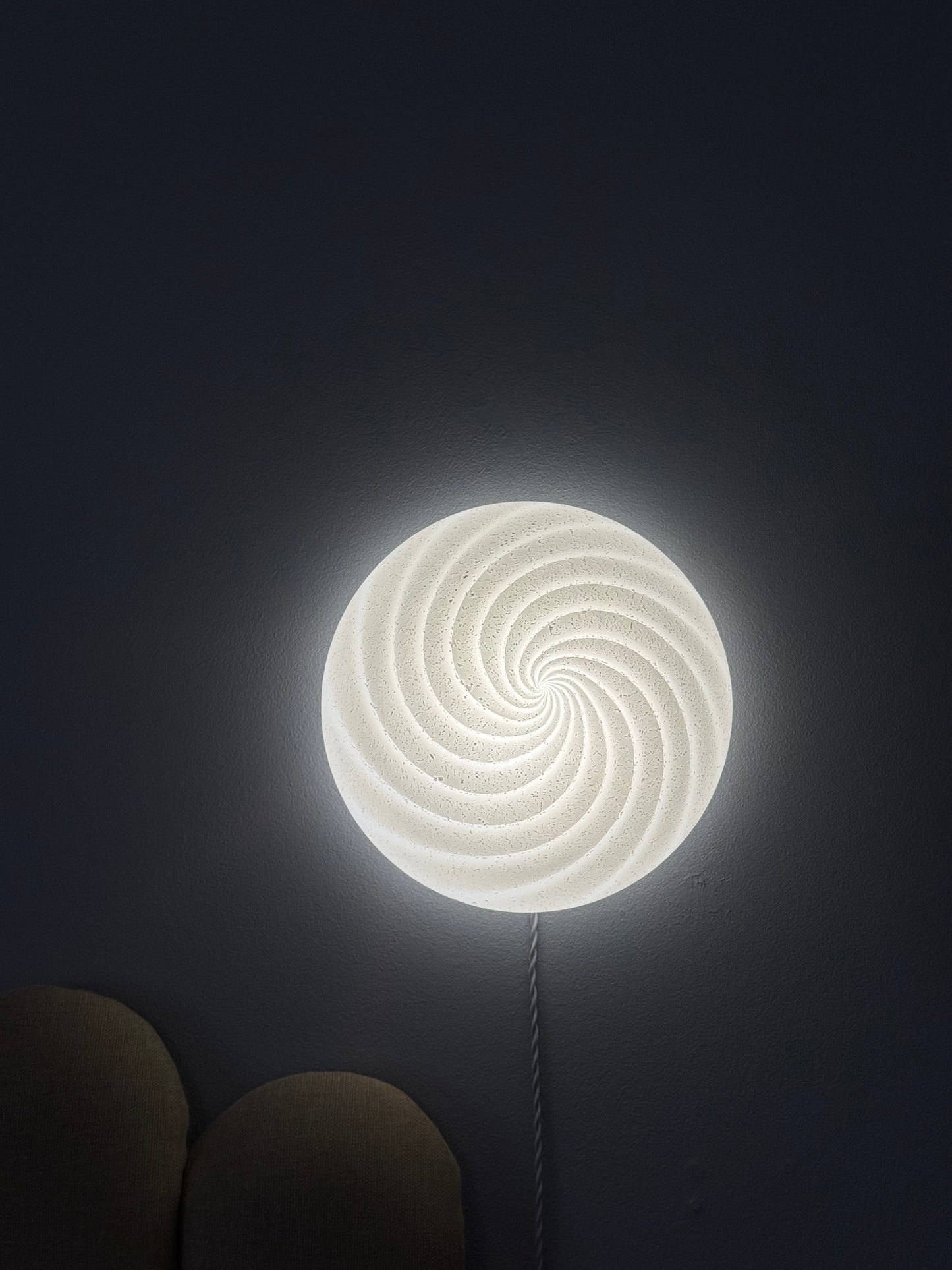 Vintage murano glimmer swirl plafond