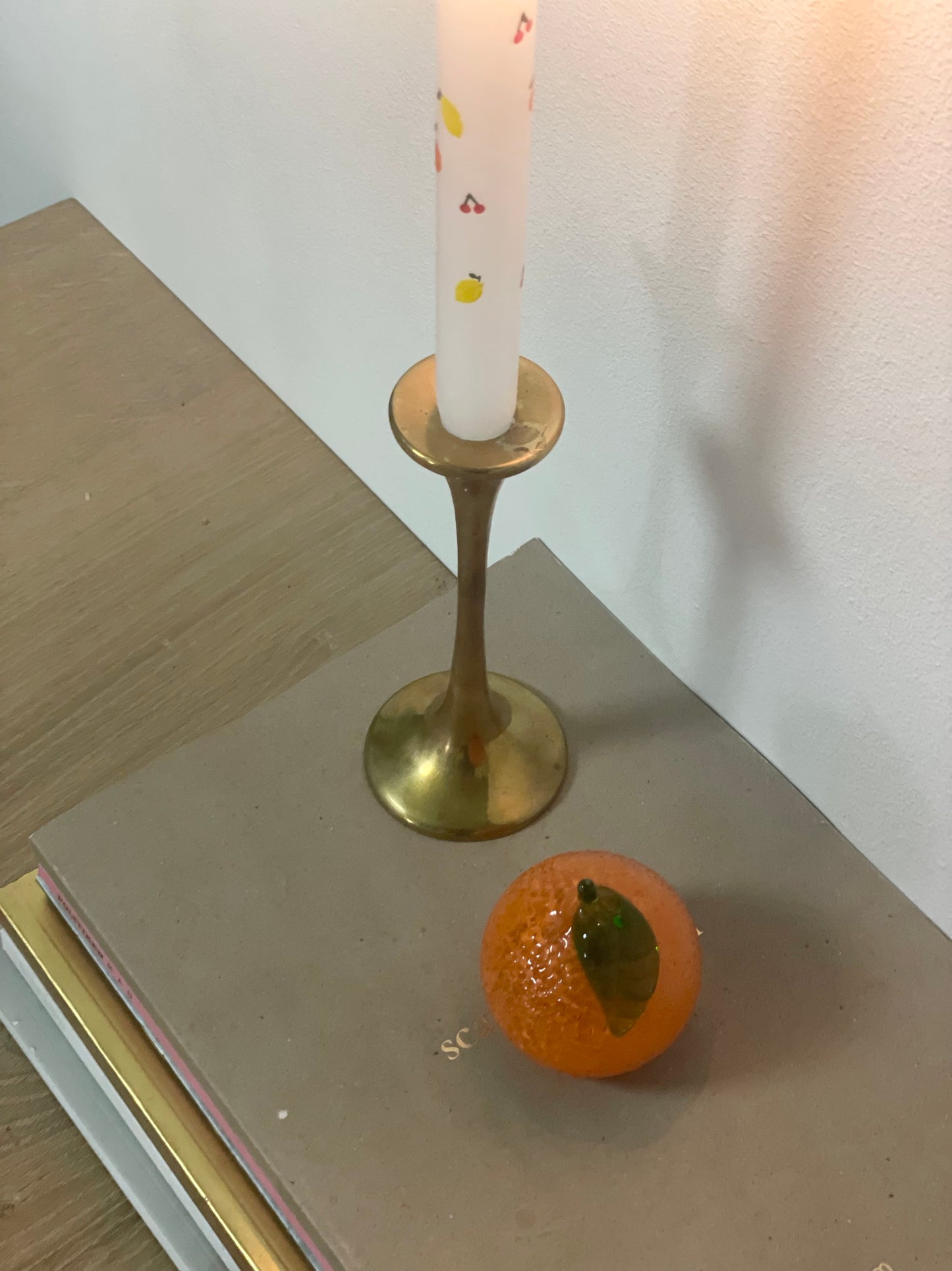 Candlestick in brass no.12