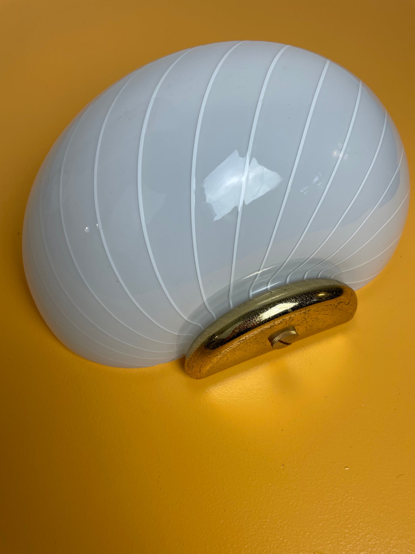 Vintage Murano entrelampe med fint swirl