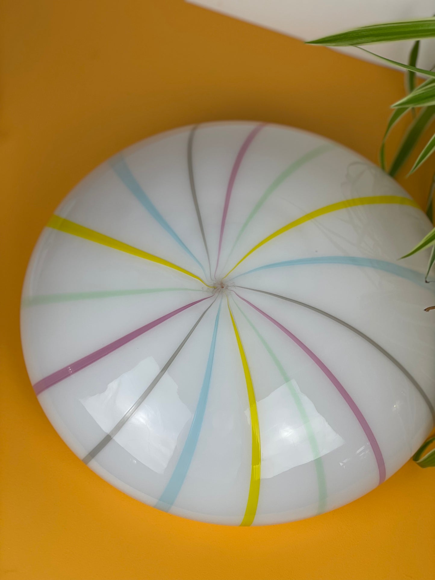 Vintage Murano candy væglampe 38cm