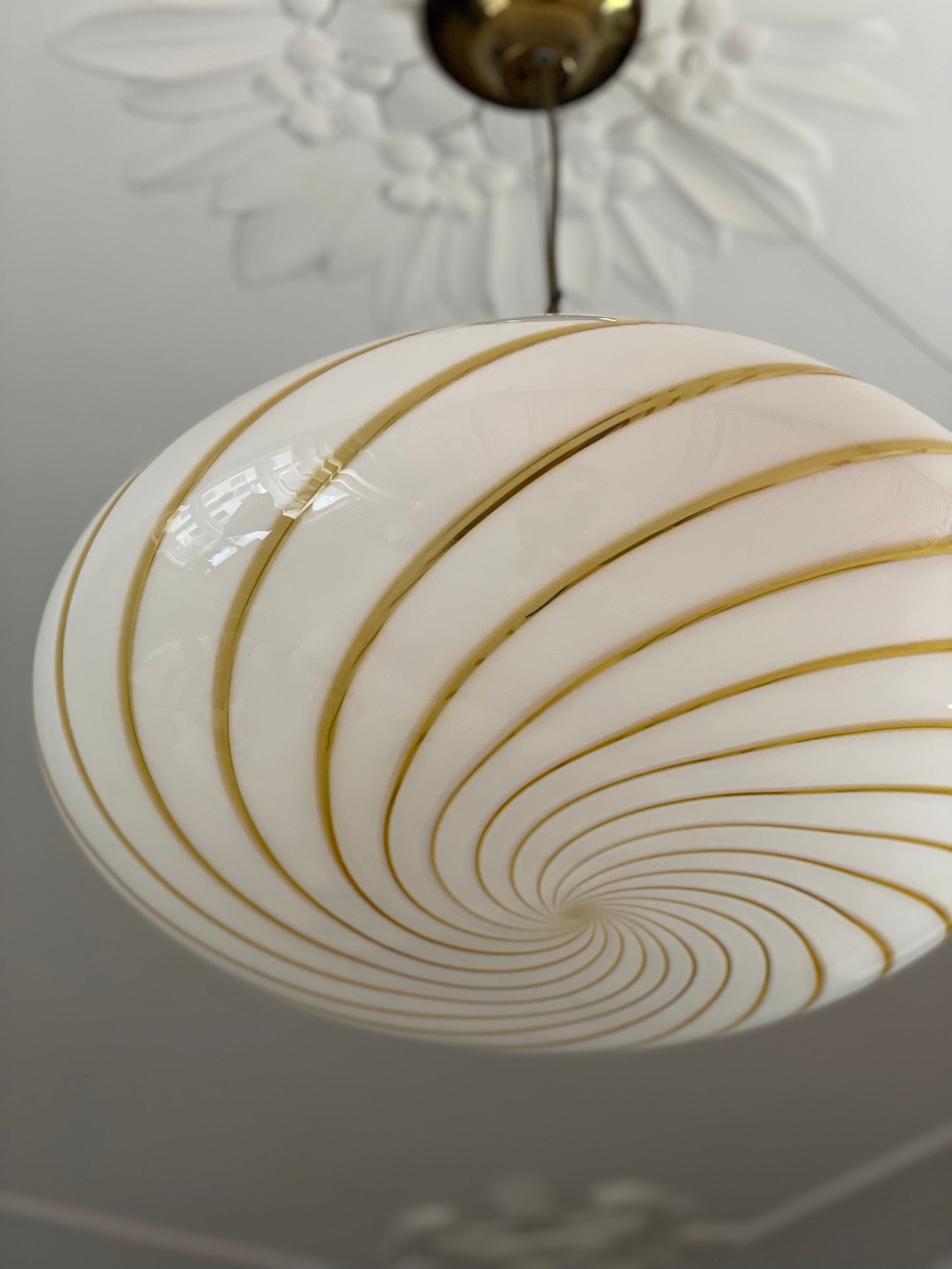 Vintage Murano sol loftlampe 50cm