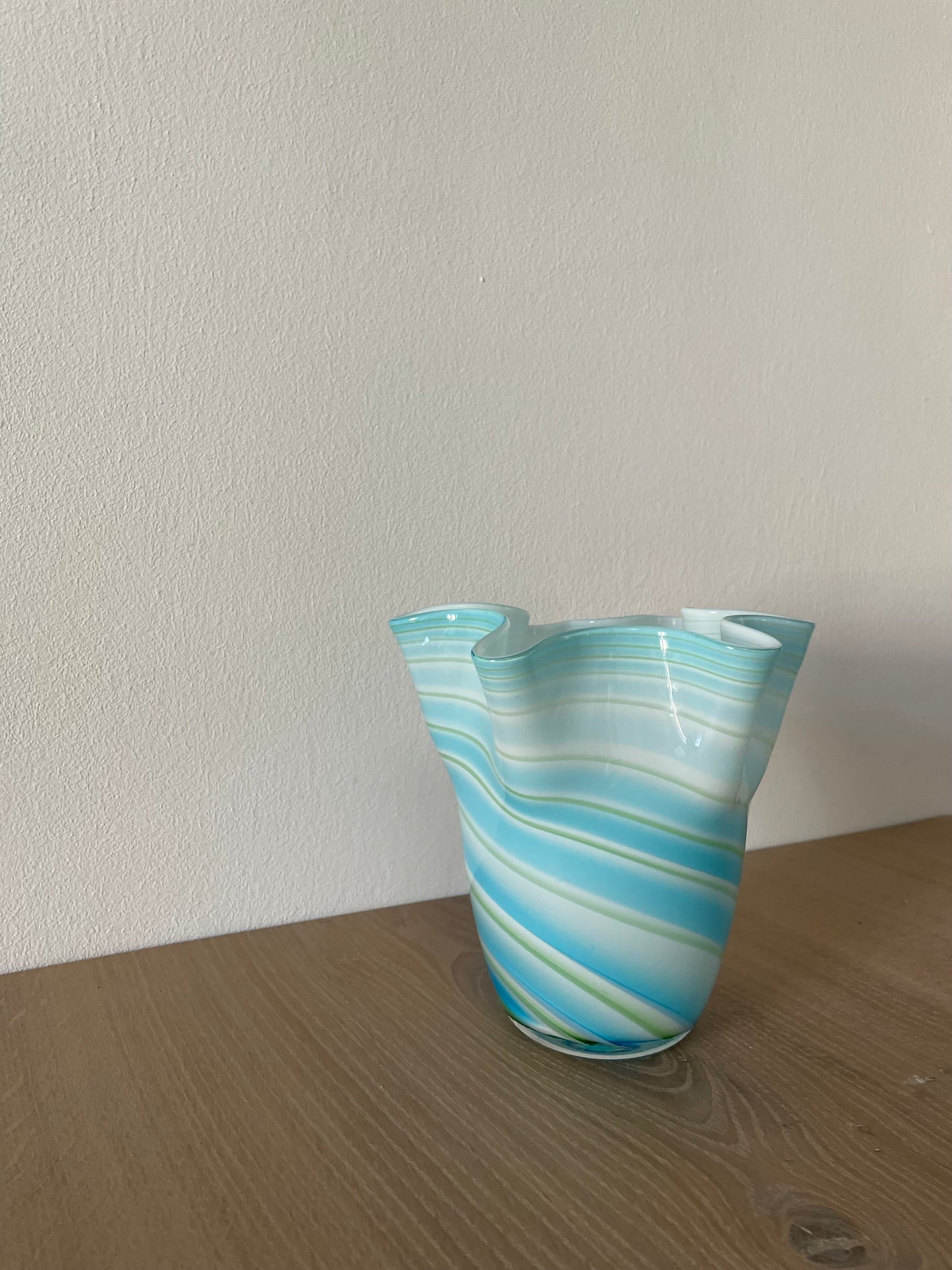 Bolchevase blue swirl