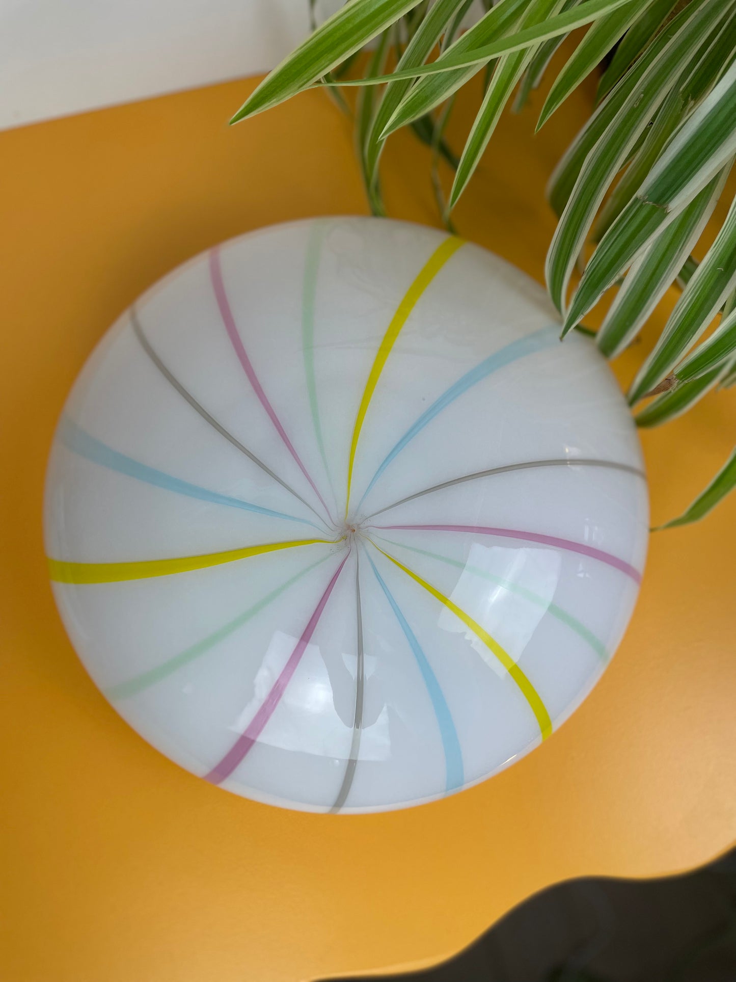 Vintage Murano candy væglampe 38cm