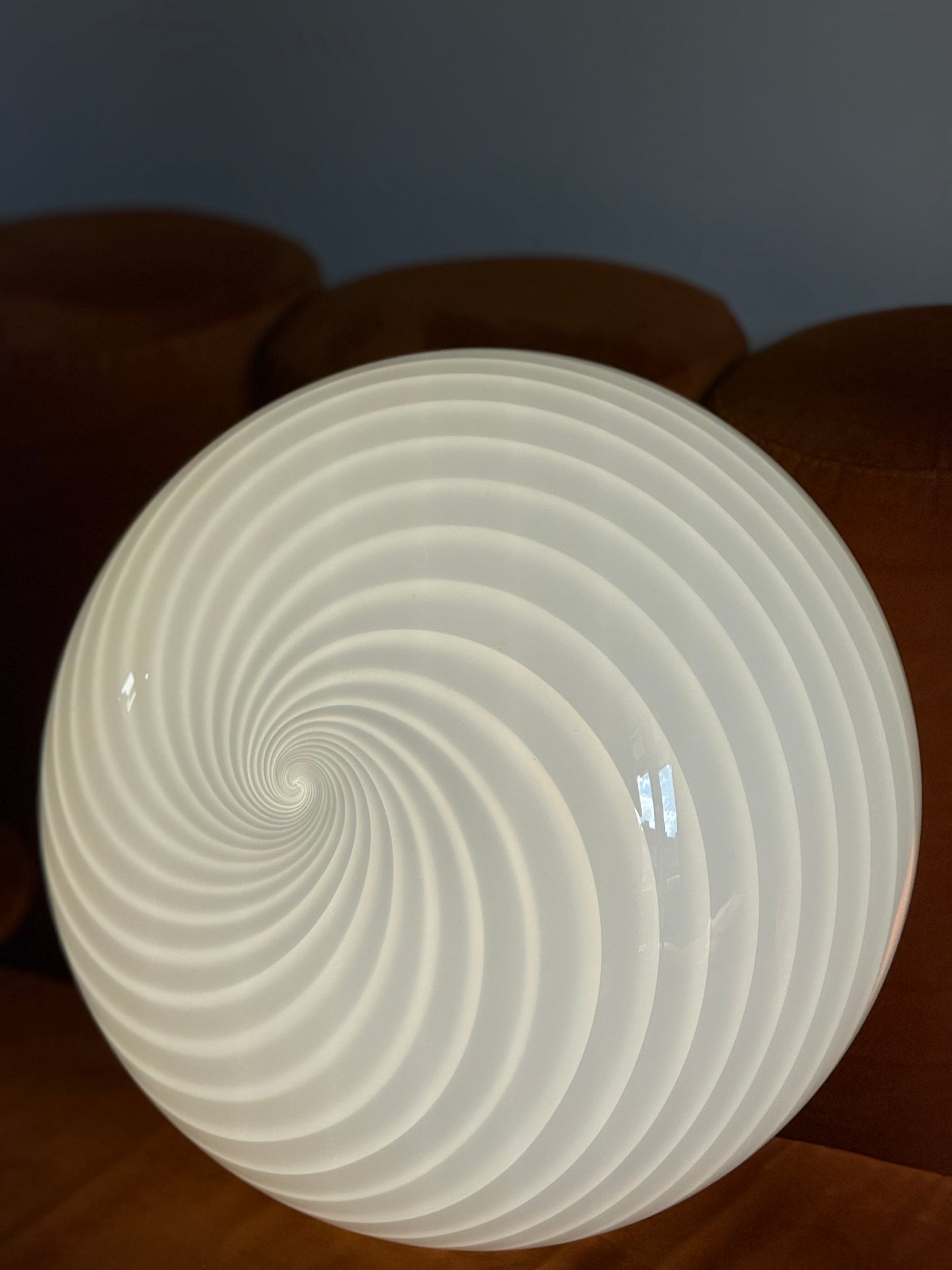 Vintage murano swirl pendel 41cm