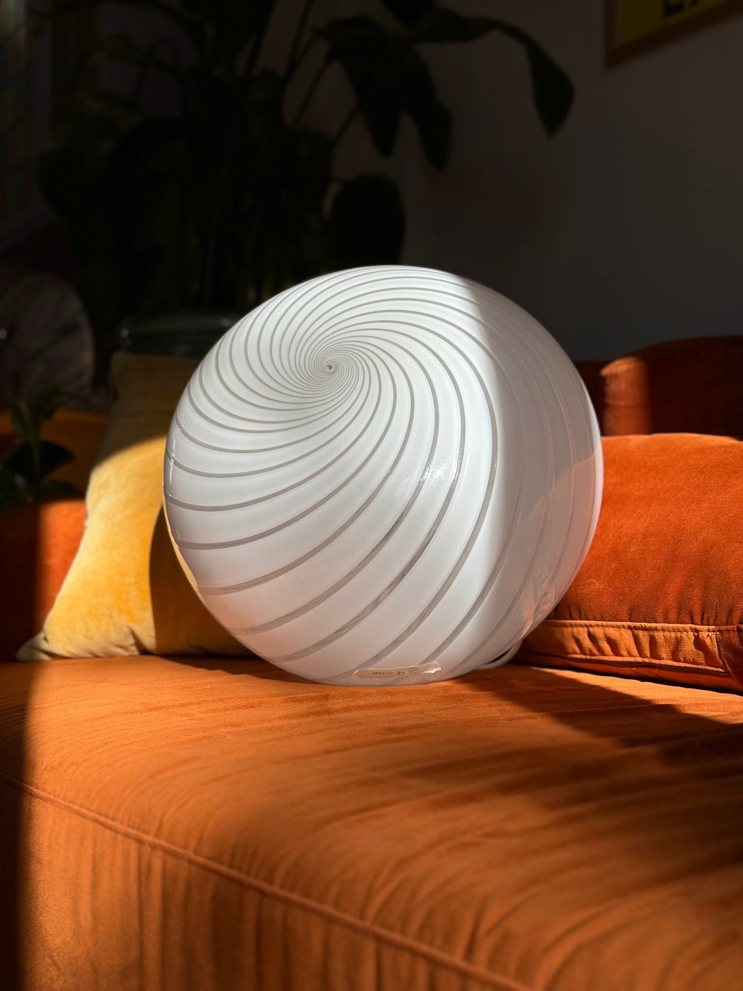 Vintage murano pendel loftlampe 39cm