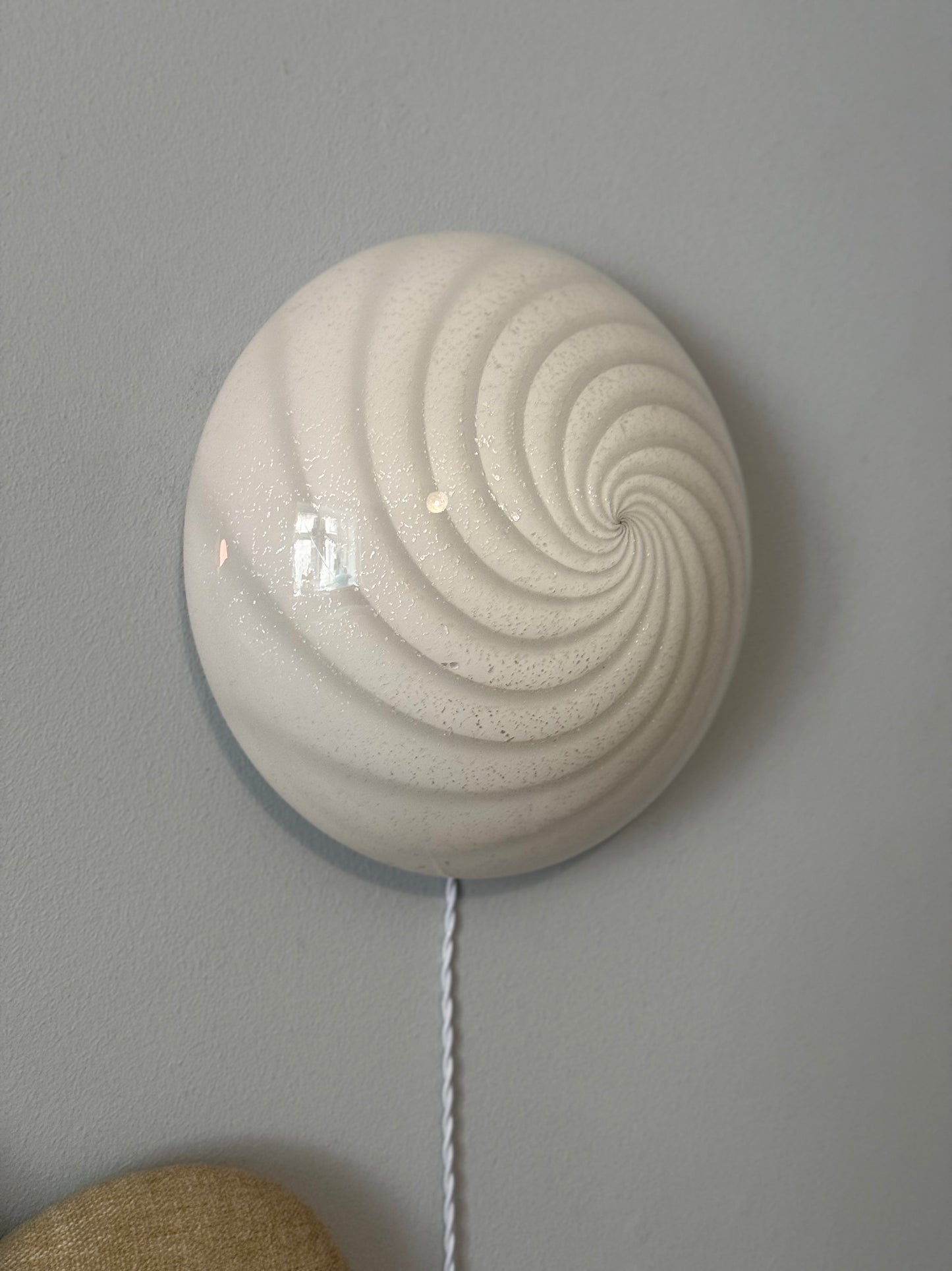 Vintage murano glimmer swirl plafond