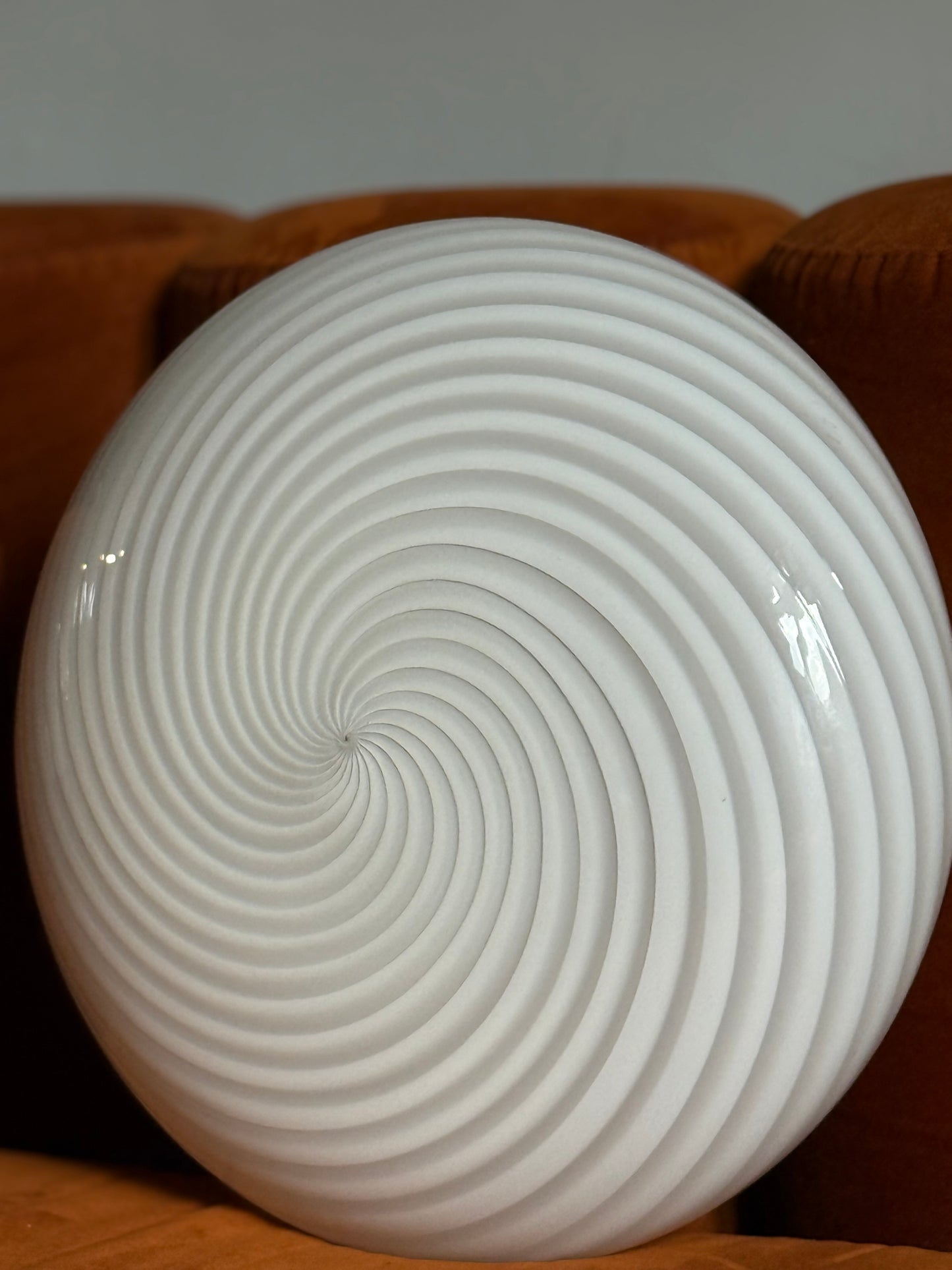 Vintage Murano Swirl væglampe rosa 36cm