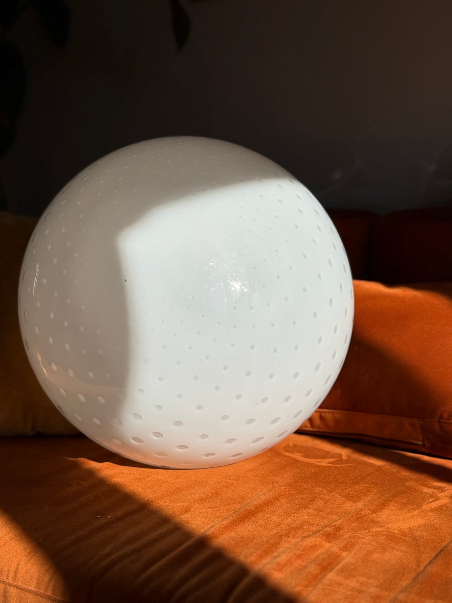 Vintage Murano oval måne pendel Loftlampe 45cm