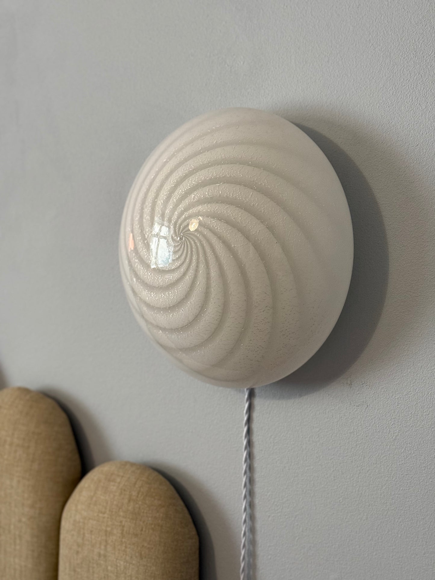 Vintage murano glimmer swirl plafond