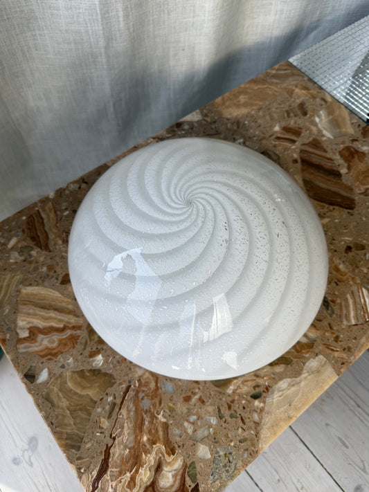 Vintage murano glimmer swirl plafond