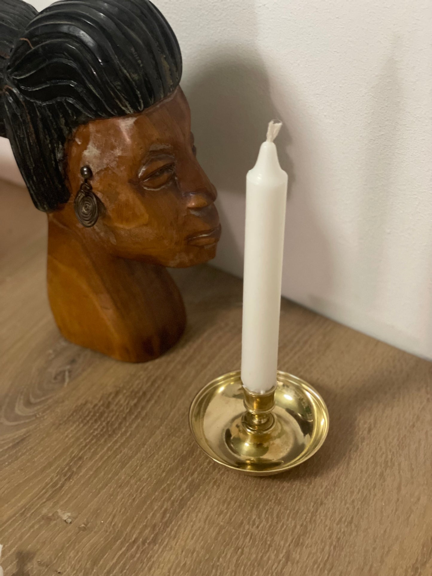 Candlestick in brass no.4