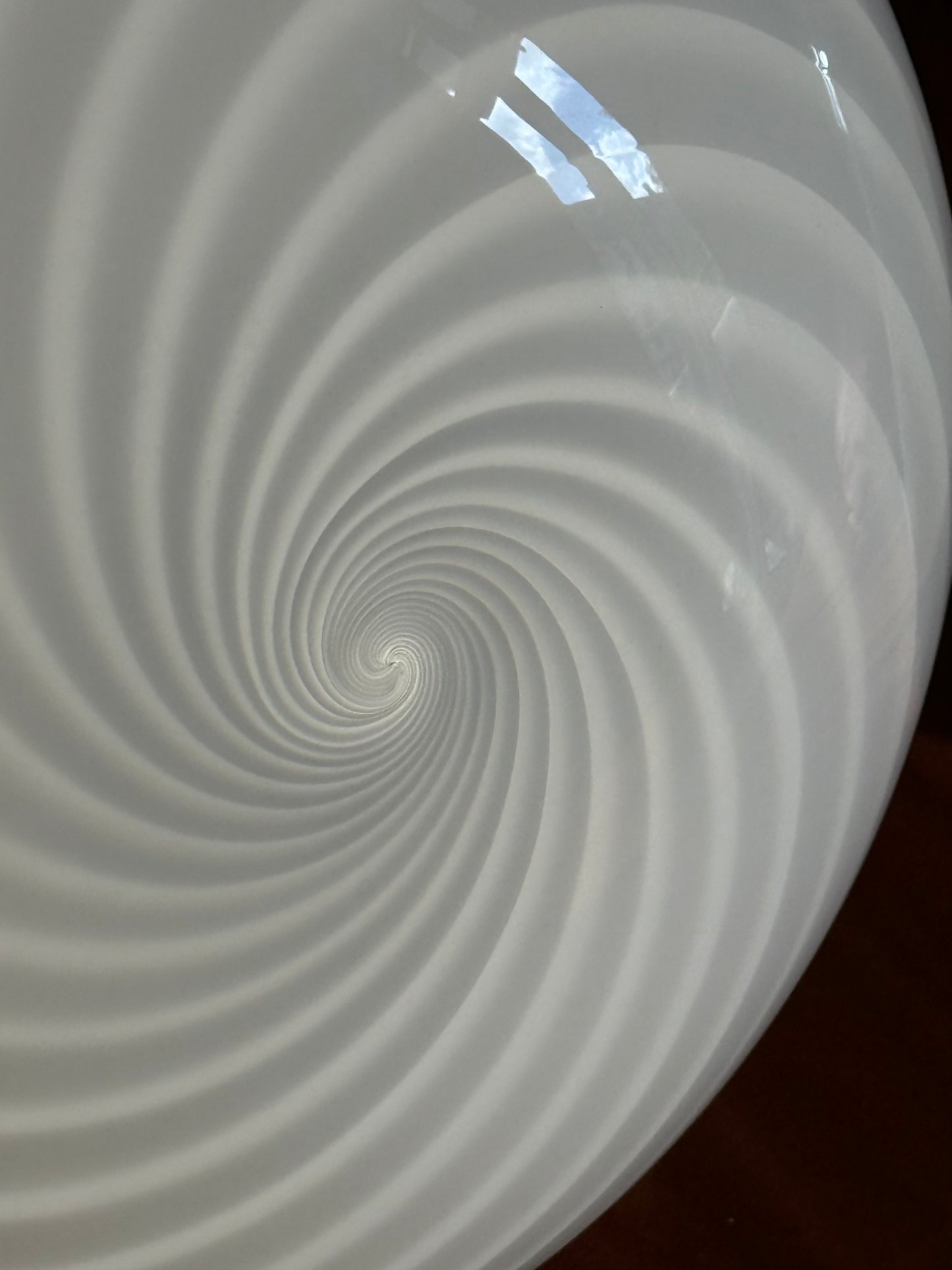 Vintage murano swirl pendel 41cm