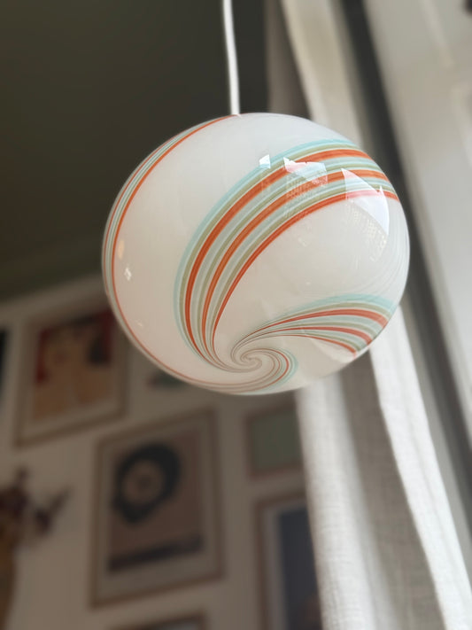 Flerfarvet Murano mini pendel