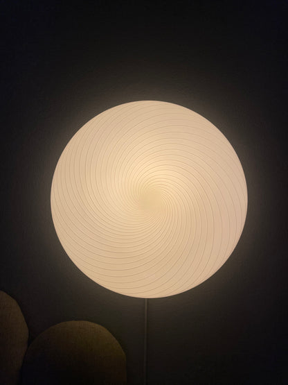 Vintage Murano Væglampe 39cm beige