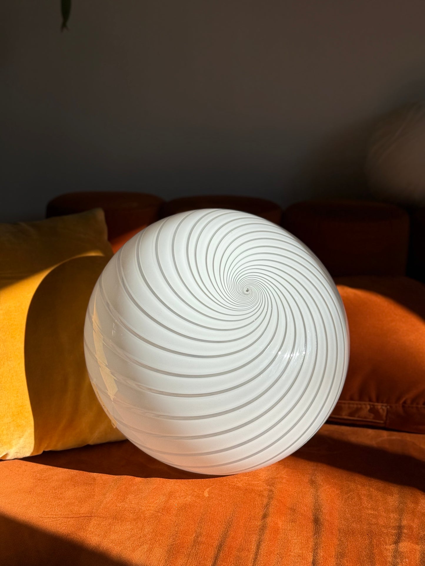 Vintage murano pendel loftlampe 39cm