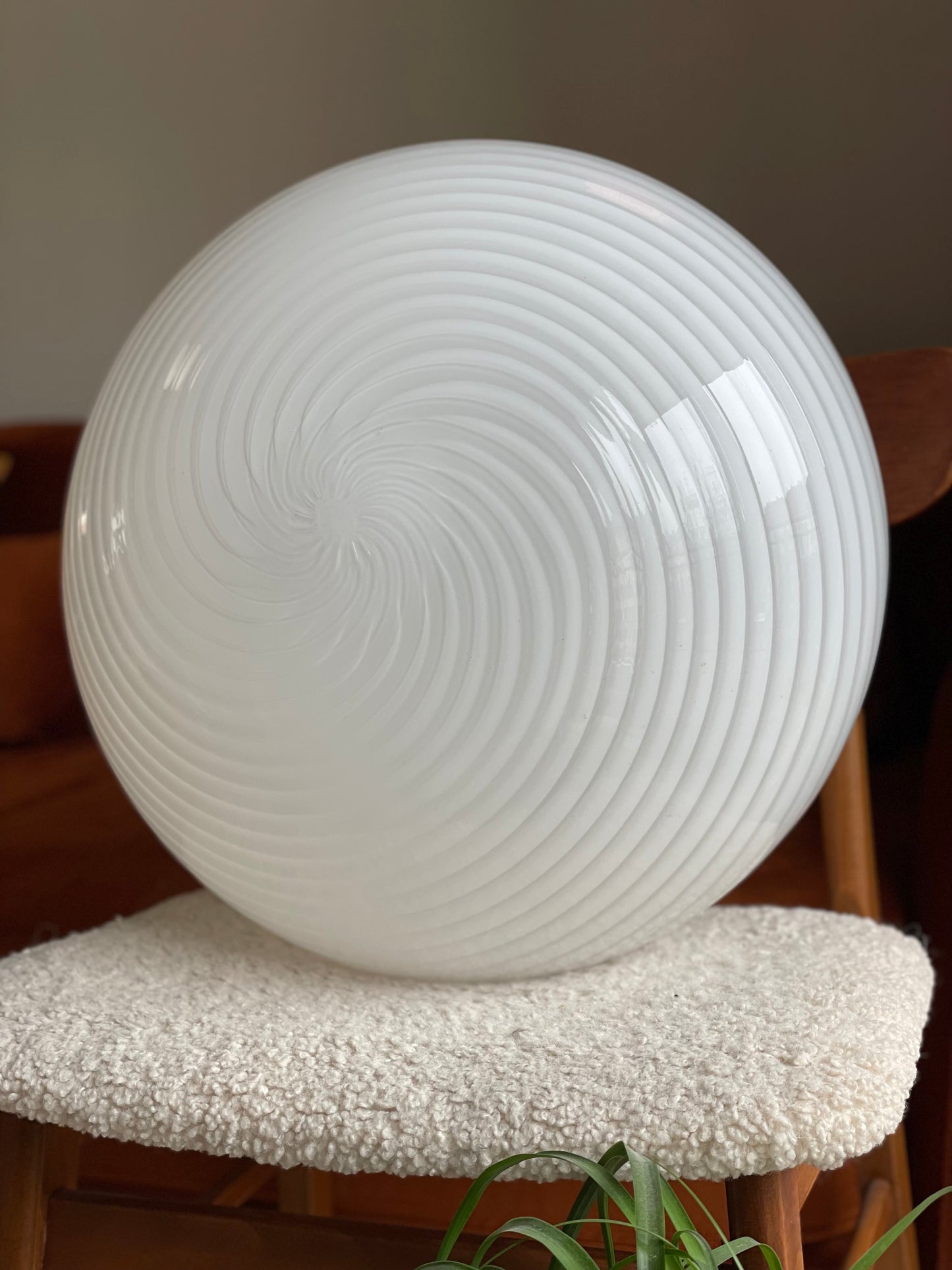 Vintage Vetri Murano Pendel Swirl 45cm