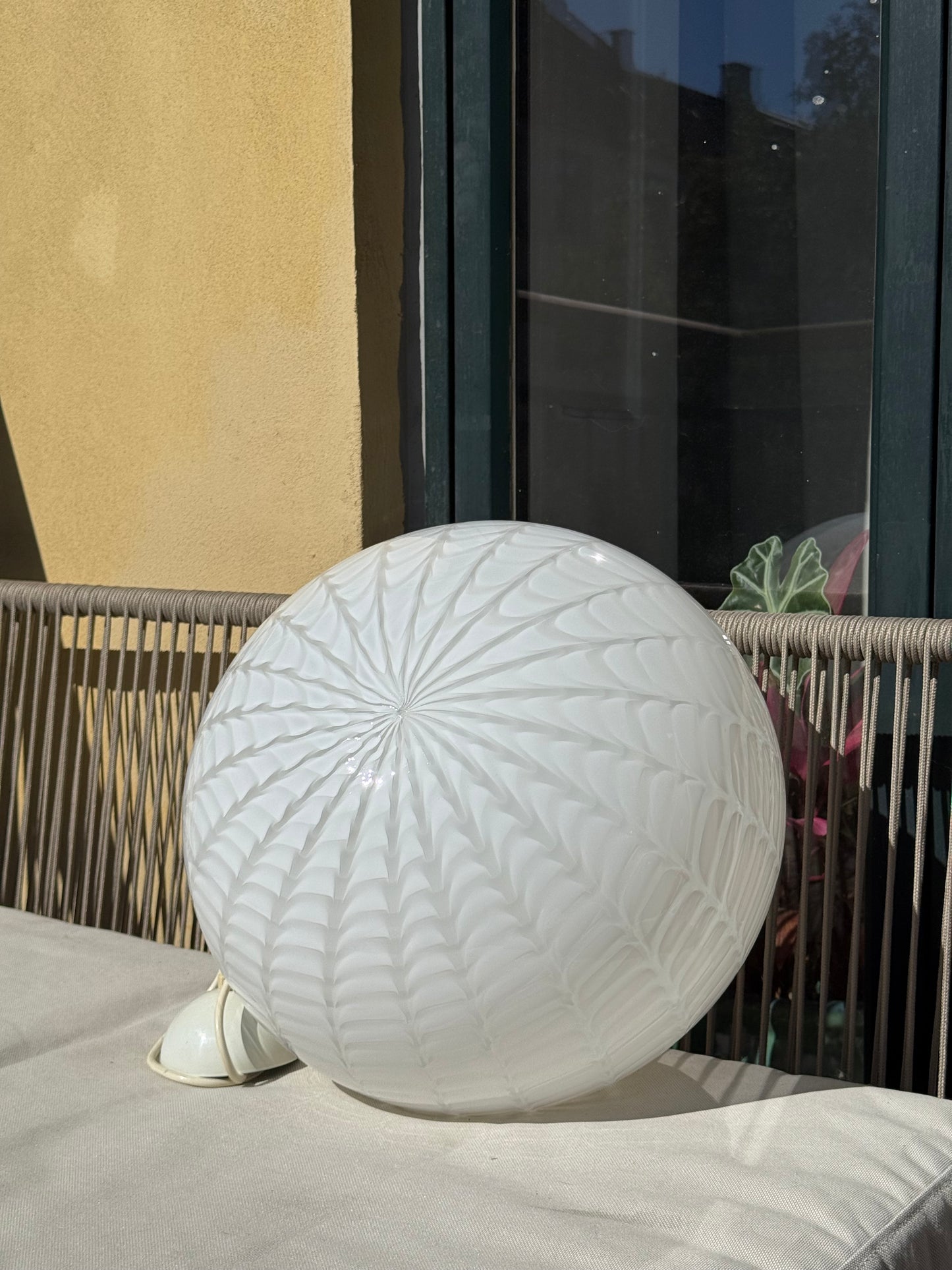 Vintage Murano peacock loftlampe 42cm