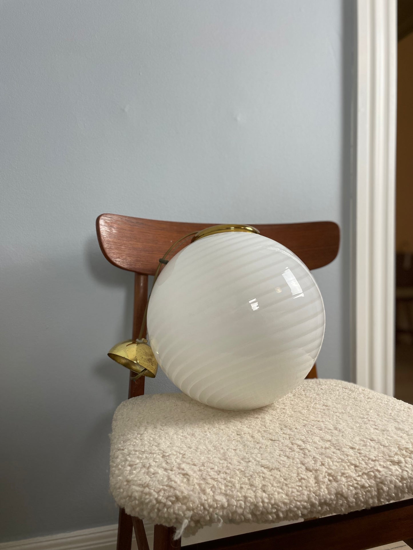 Vintage Vetri Murano loftlampe 30cm
