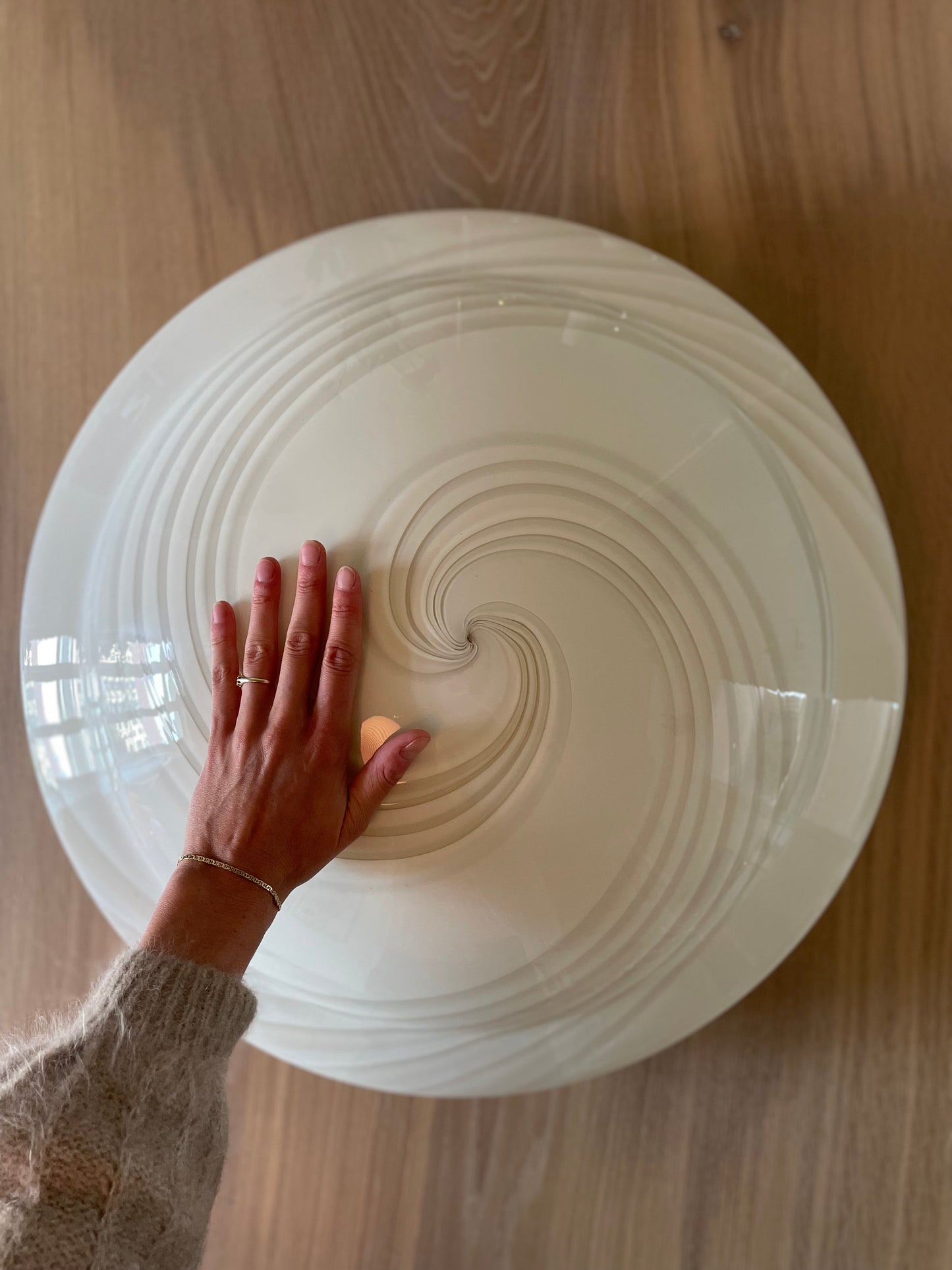 Mega 60cm vintage Murano gul plafond