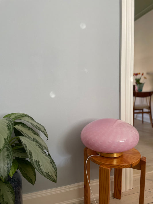 Vintage Murano pink spotted plafond