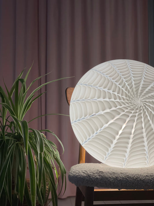 Mega vintage Murano peacock plafond 48cm