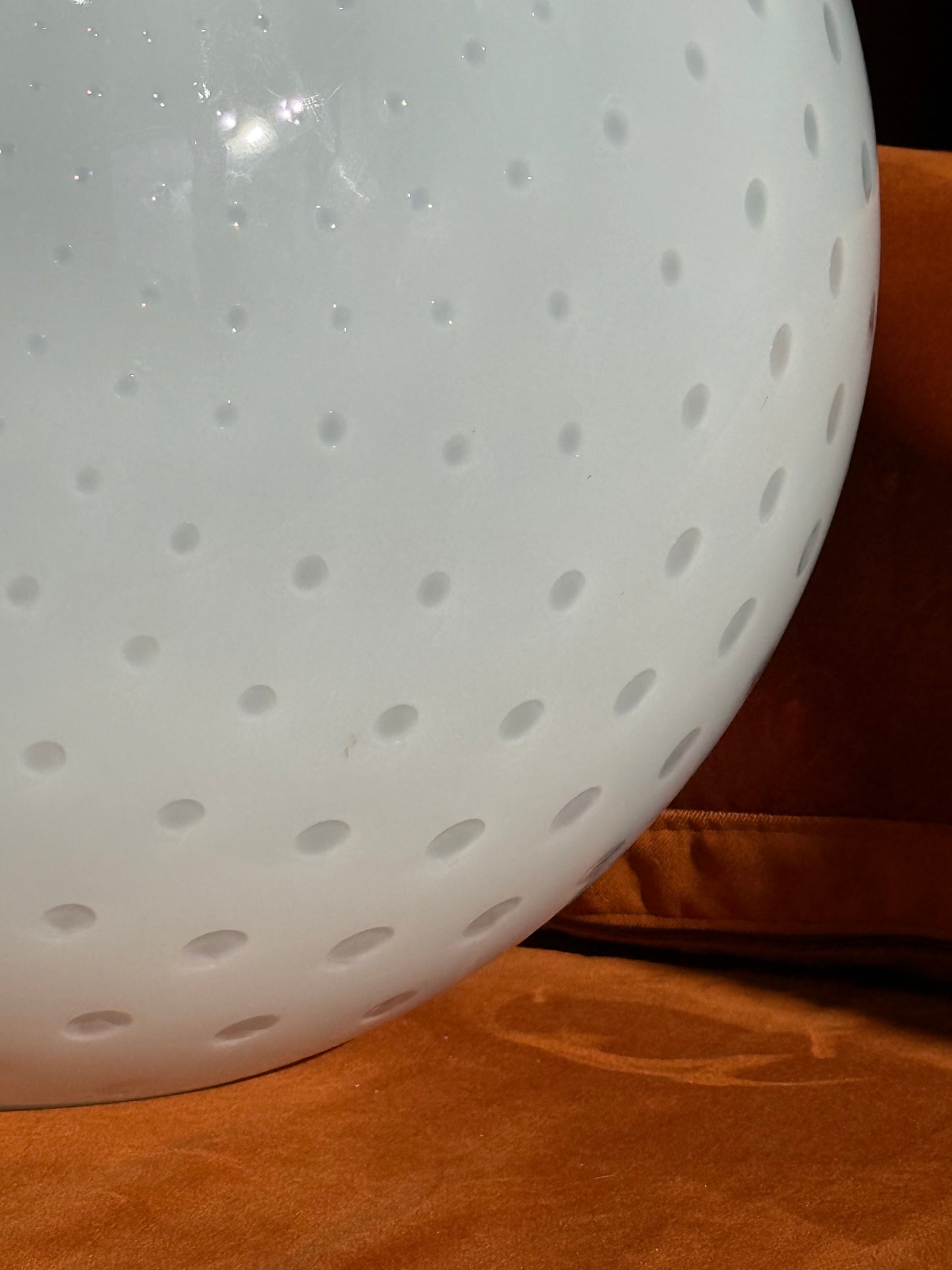 Vintage Murano oval måne pendel Loftlampe 45cm