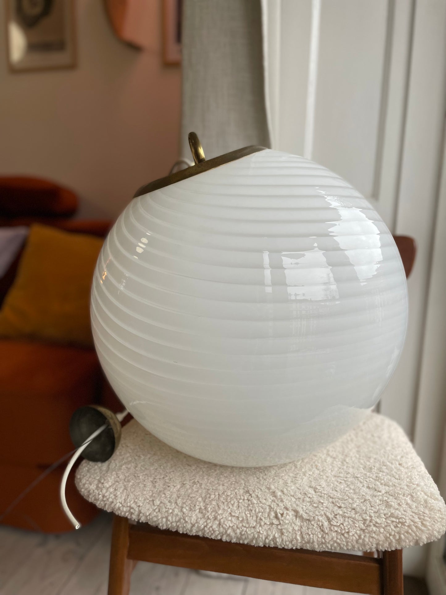 Vintage Vetri Murano pendel 45cm