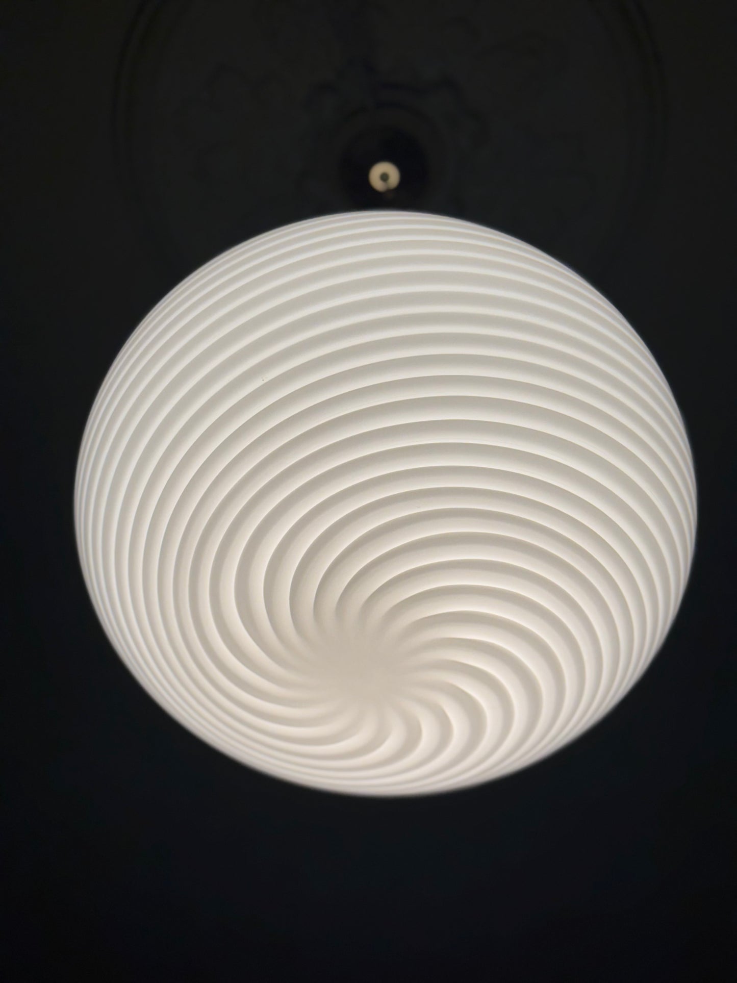 Vintage Vetri Murano loftlampe 35cm
