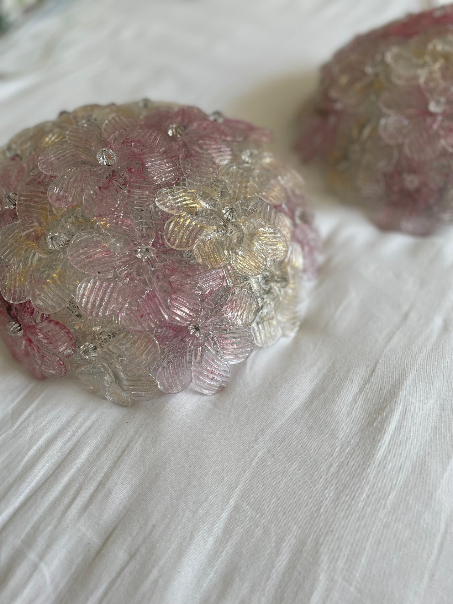 Vintage Murano blomster plafonder