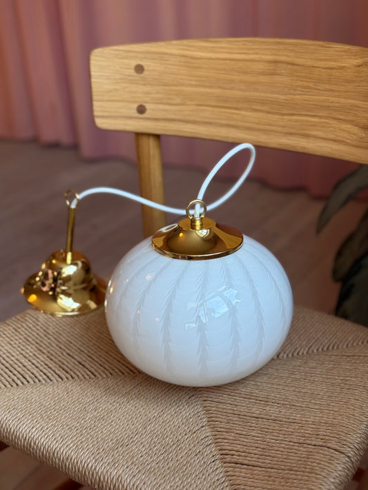 Vintage murano peacock mini pendel