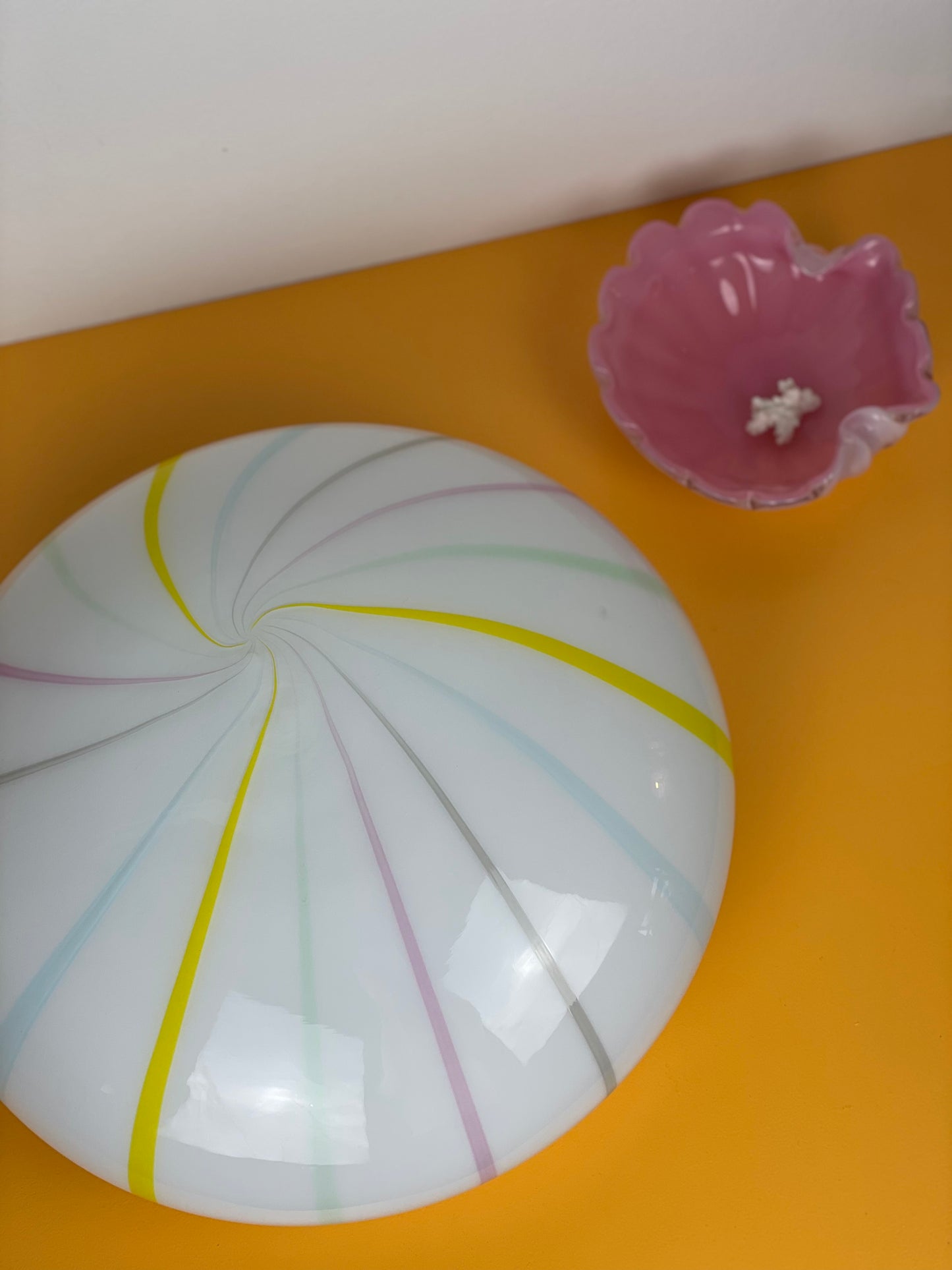 Vintage Murano candy væglampe 38cm