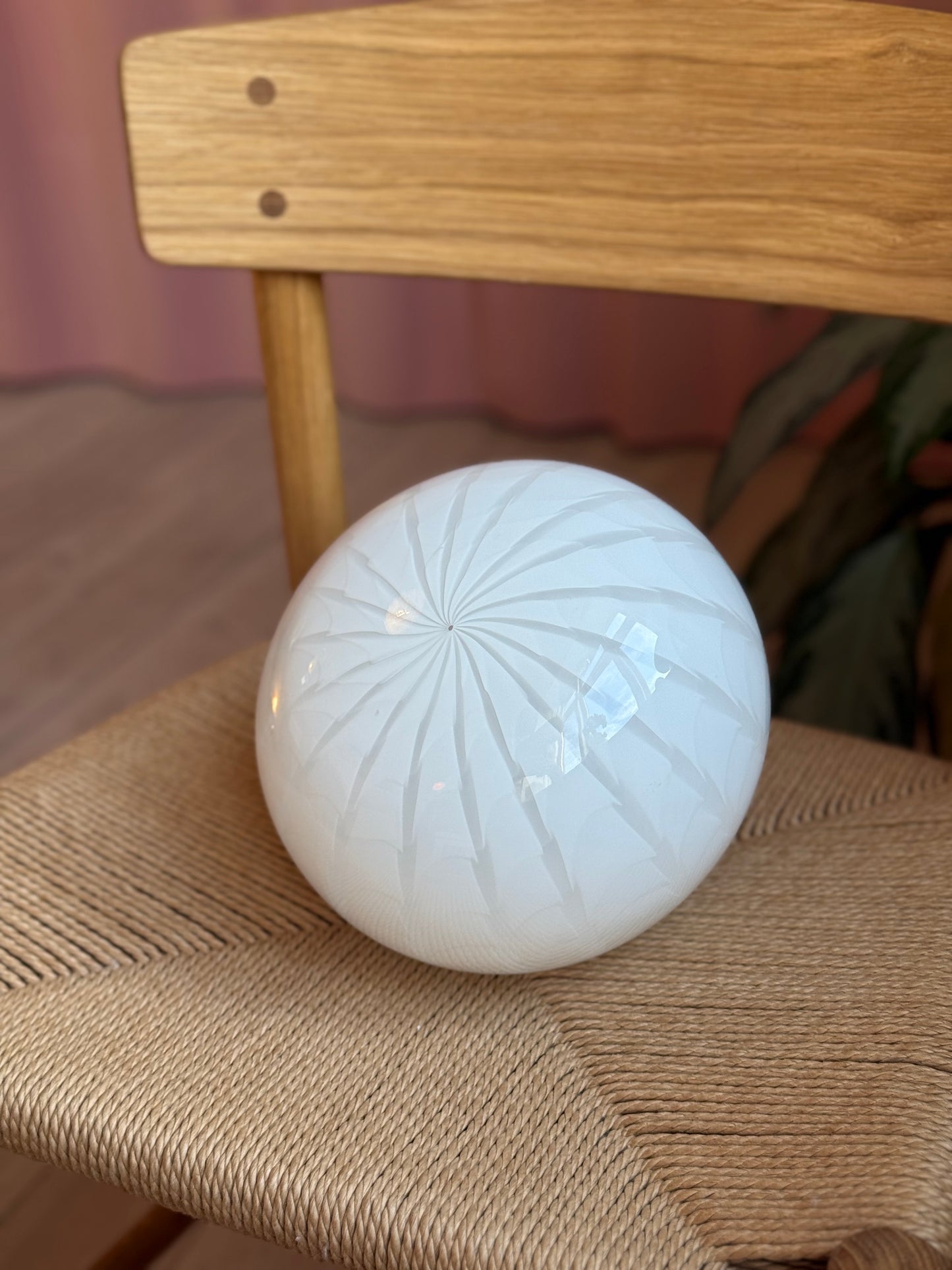 Vintage murano peacock mini pendel