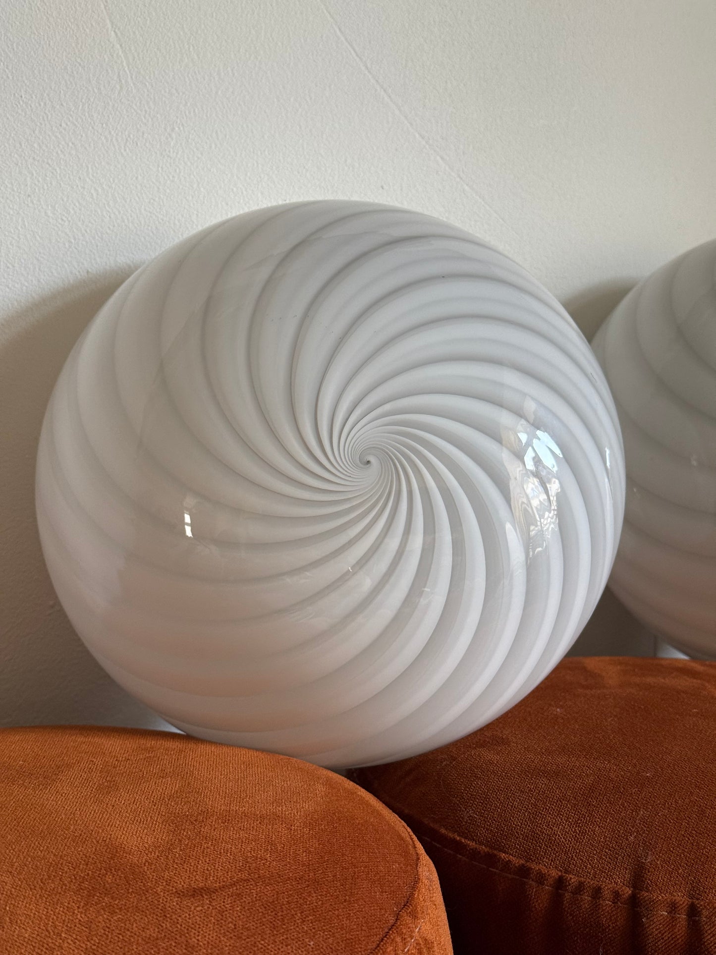 Flad vintage murano mini pendel