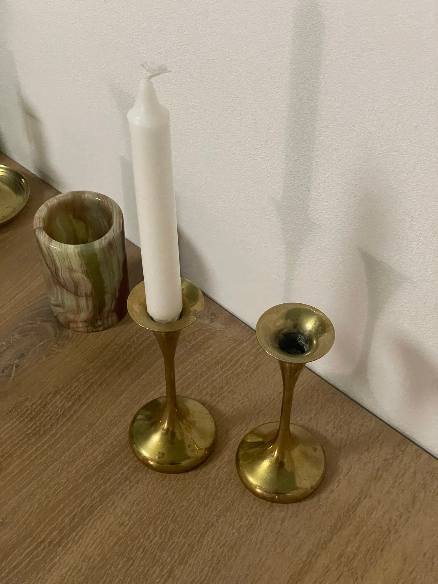 Candlestick in brass no.8