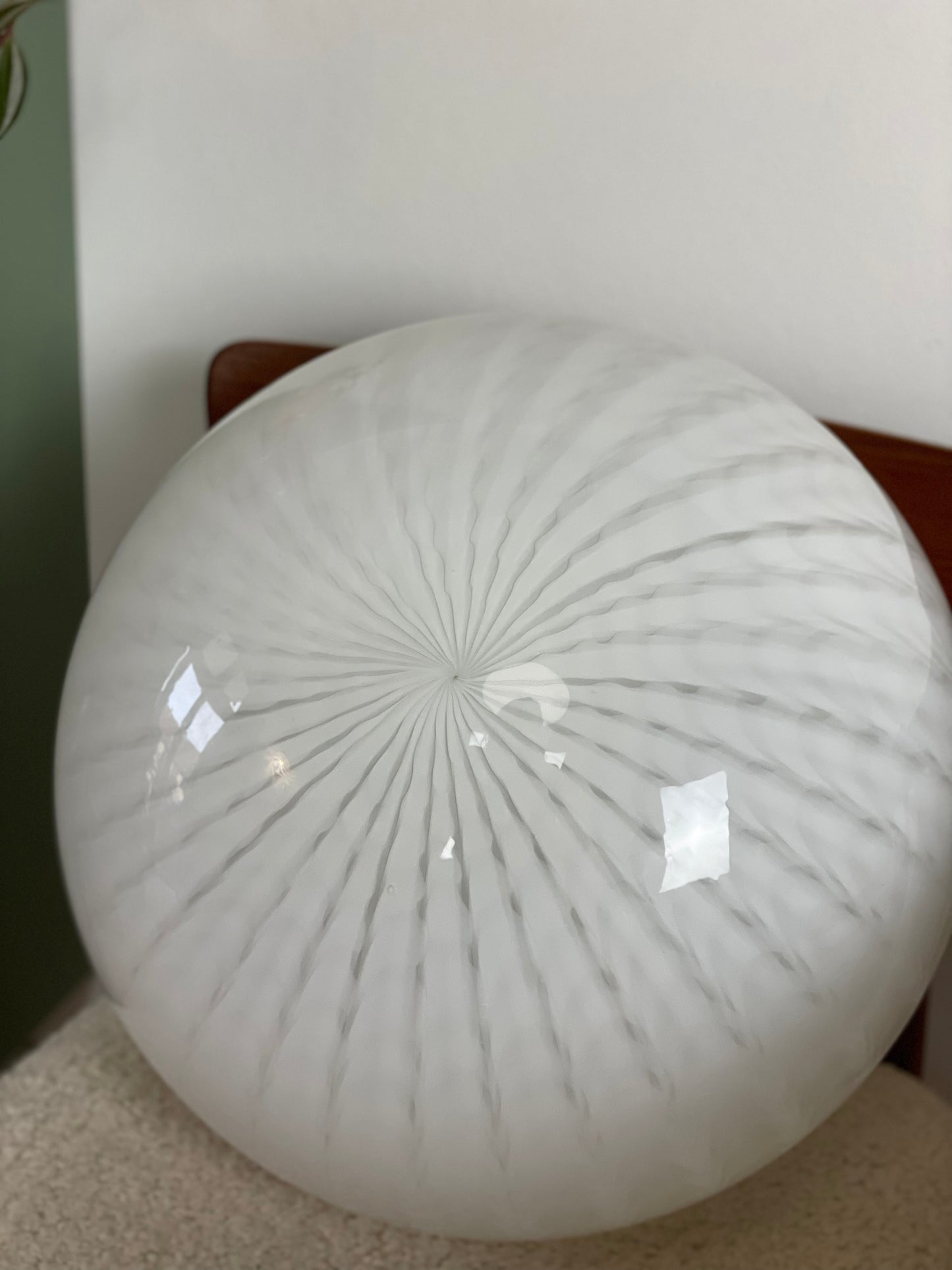 Vintage murano loftlampe 43cm