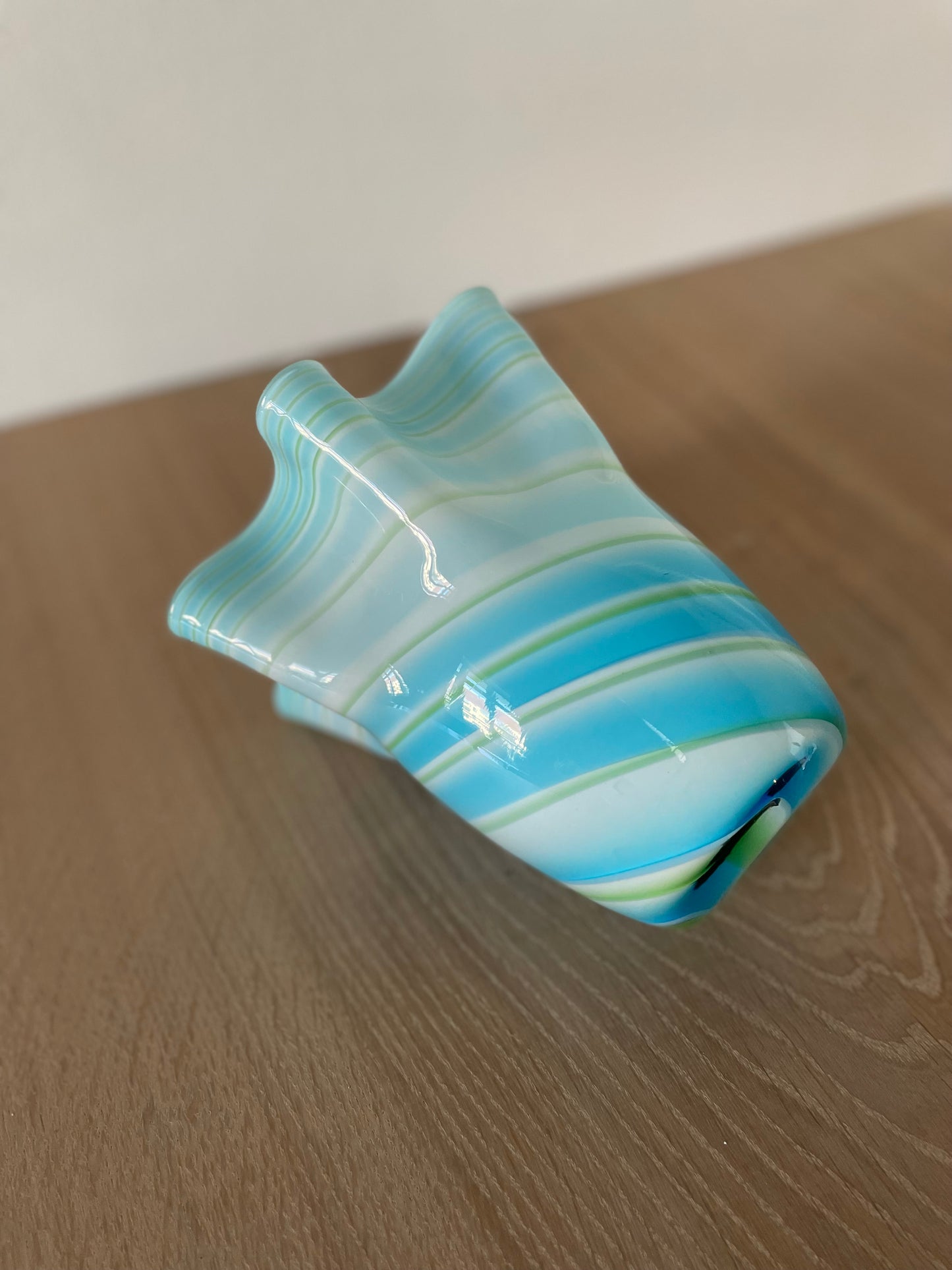 Bolchevase blue swirl