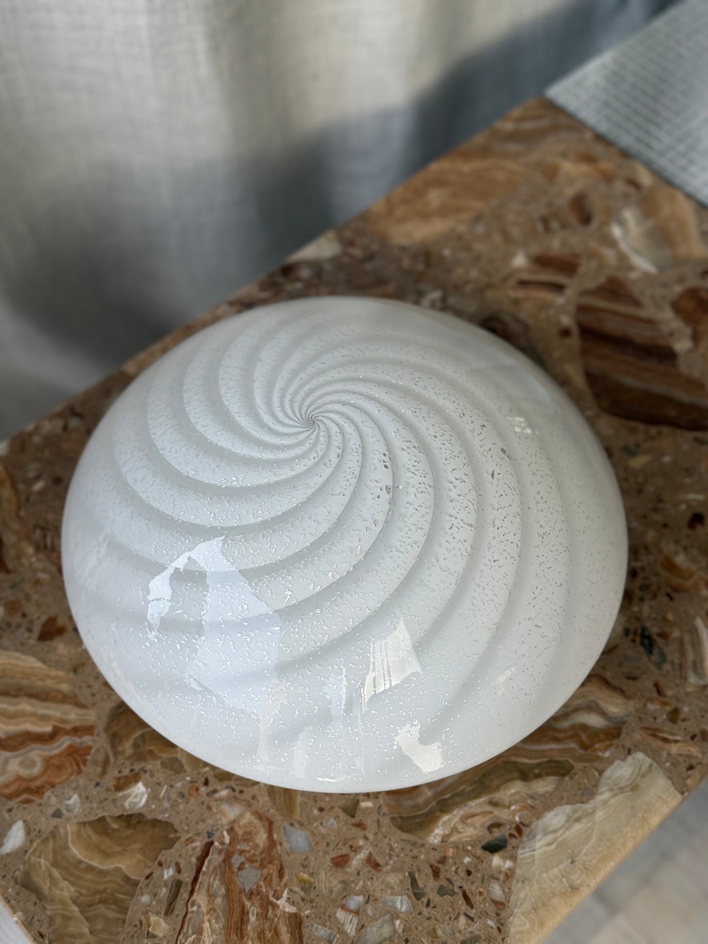 Vintage murano glimmer swirl plafond