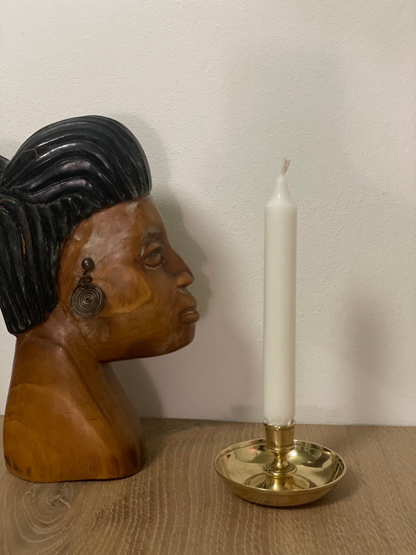 Candlestick in brass no.4