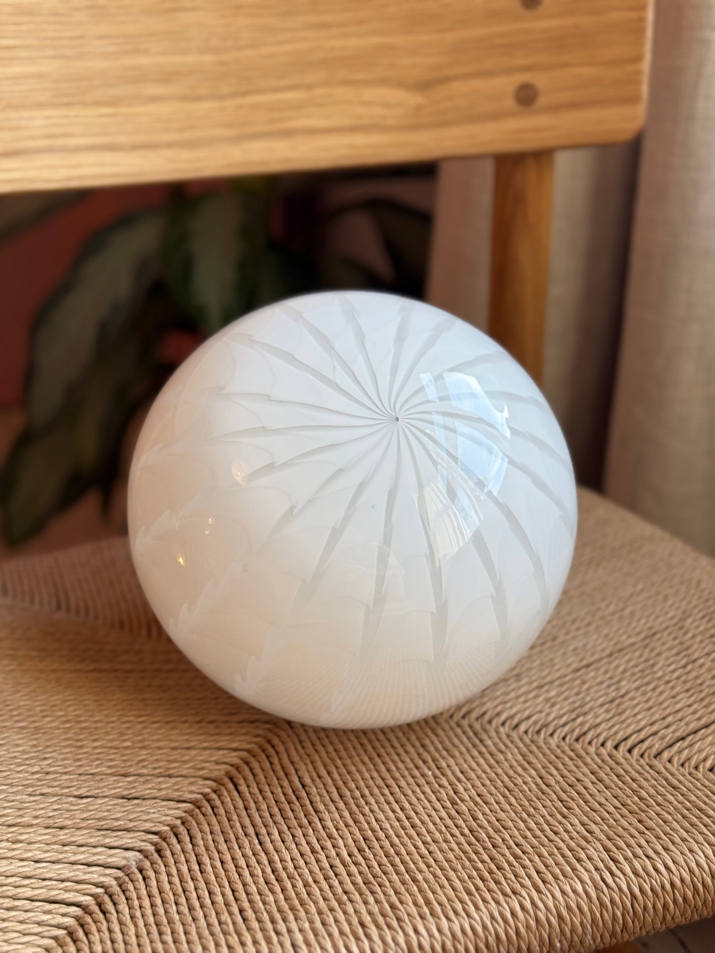 Vintage murano peacock mini pendel