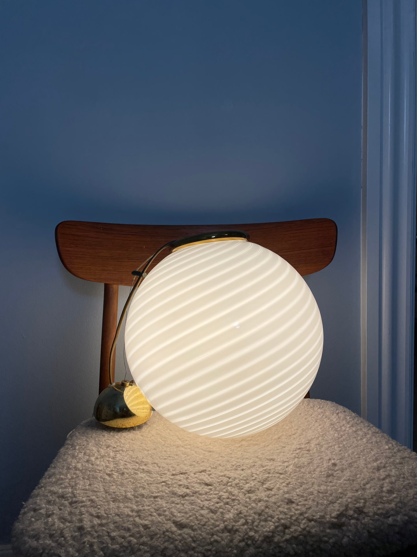 Vintage Vetri Murano loftlampe 30cm