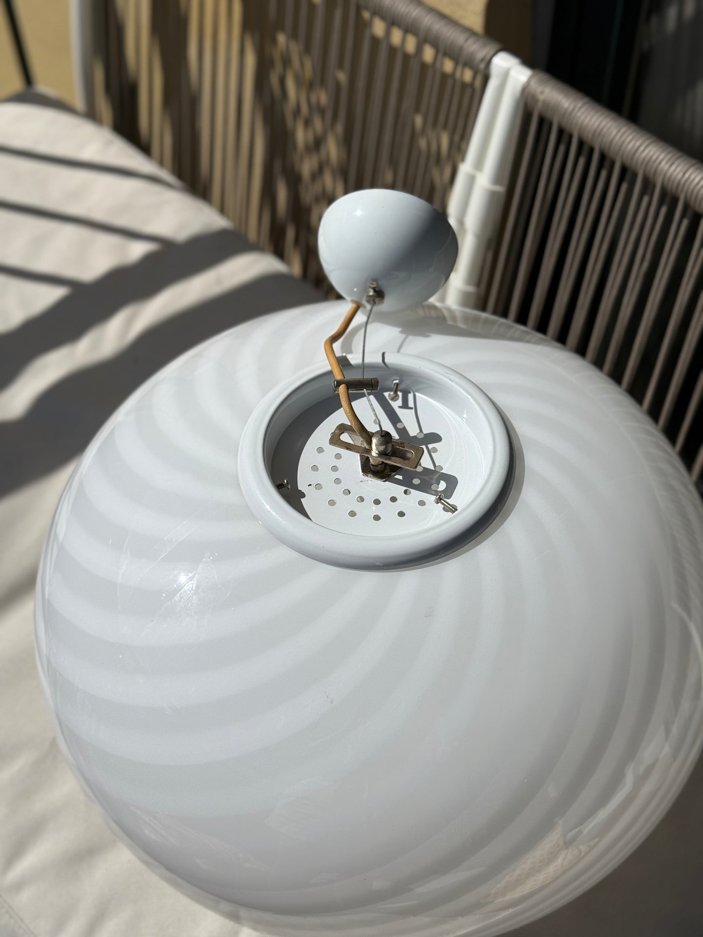 Vintage Murano loftlampe 50cm