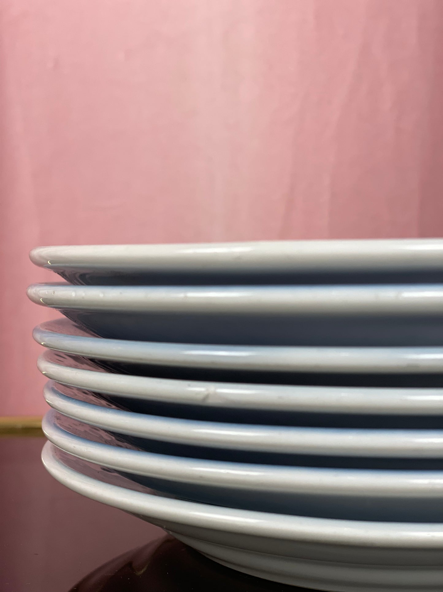 Blå tone små frokosttallerkener