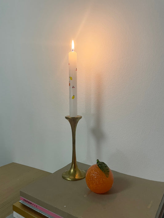 Candlestick in brass no.12