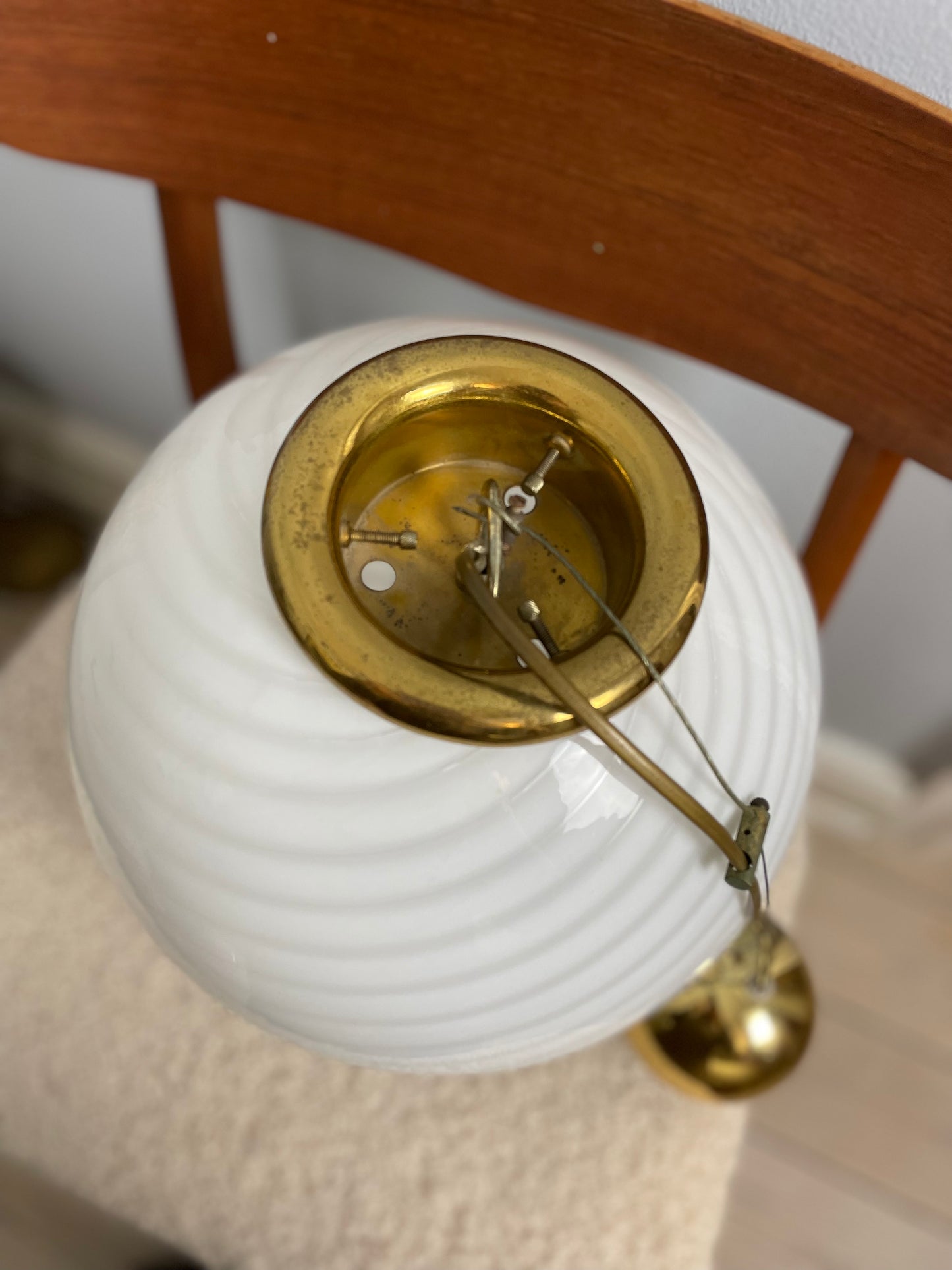Vintage Vetri Murano loftlampe 30cm