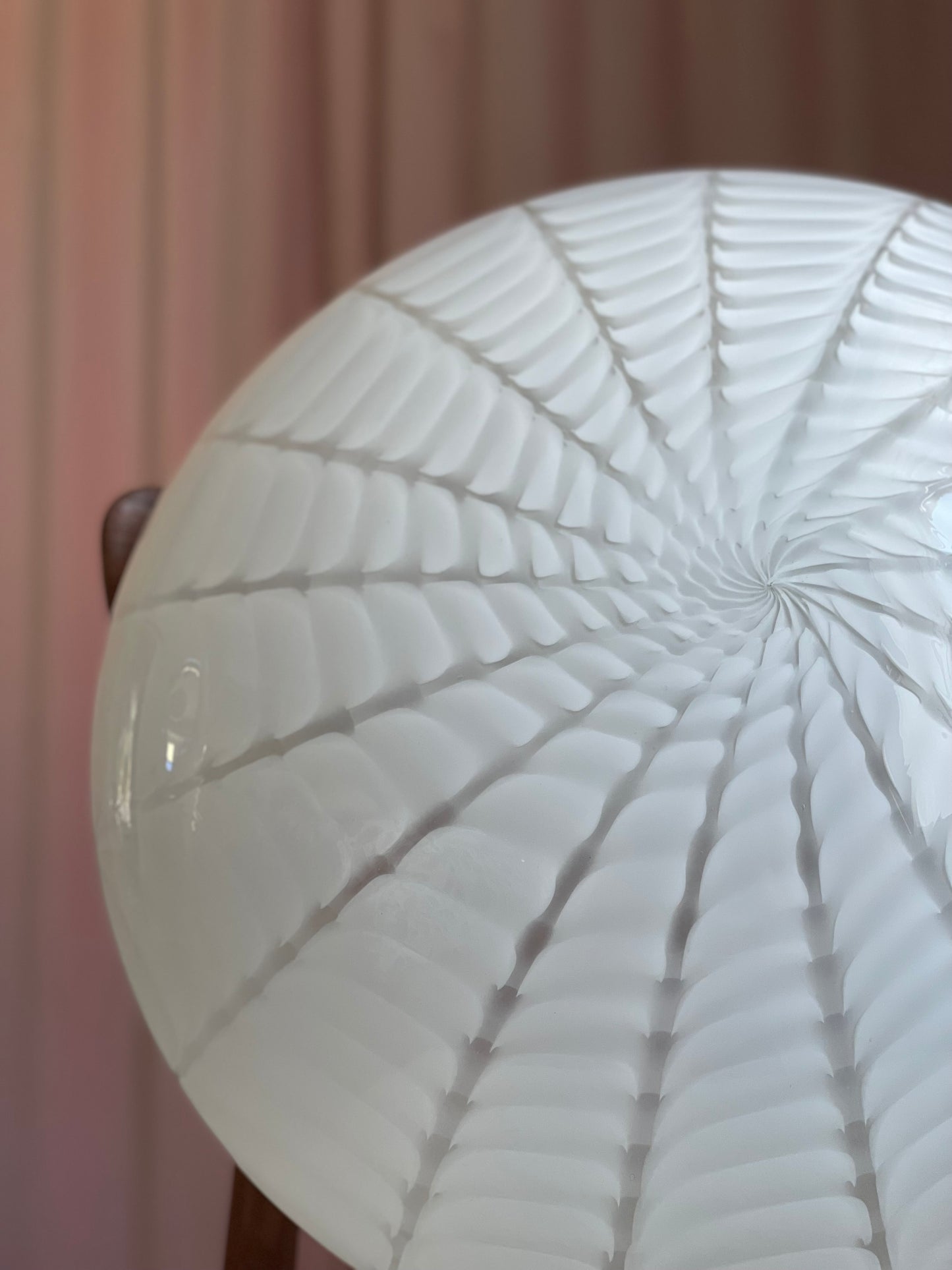Mega vintage Murano peacock plafond 48cm