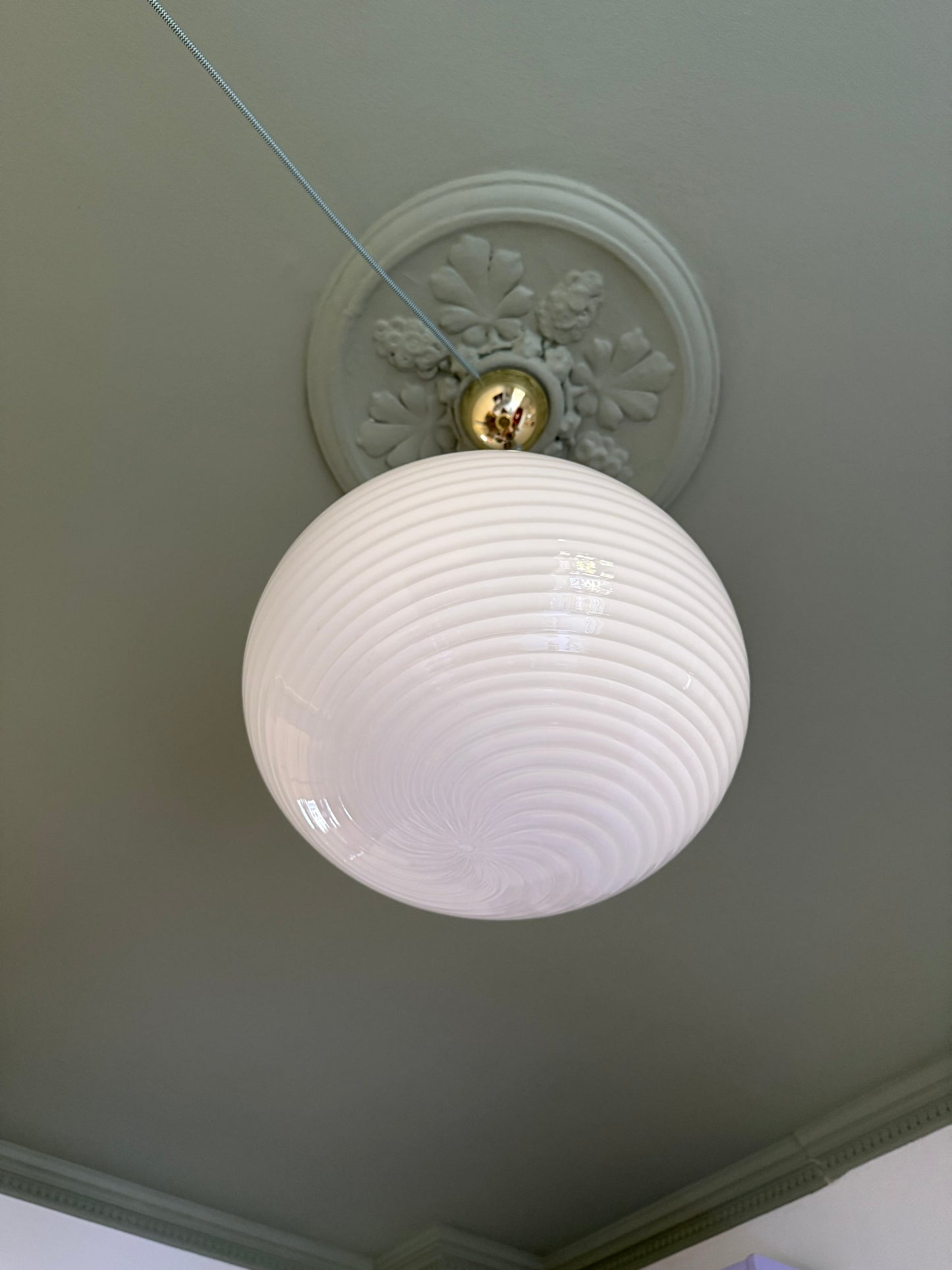 Vintage Vetri Murano loftlampe 35cm